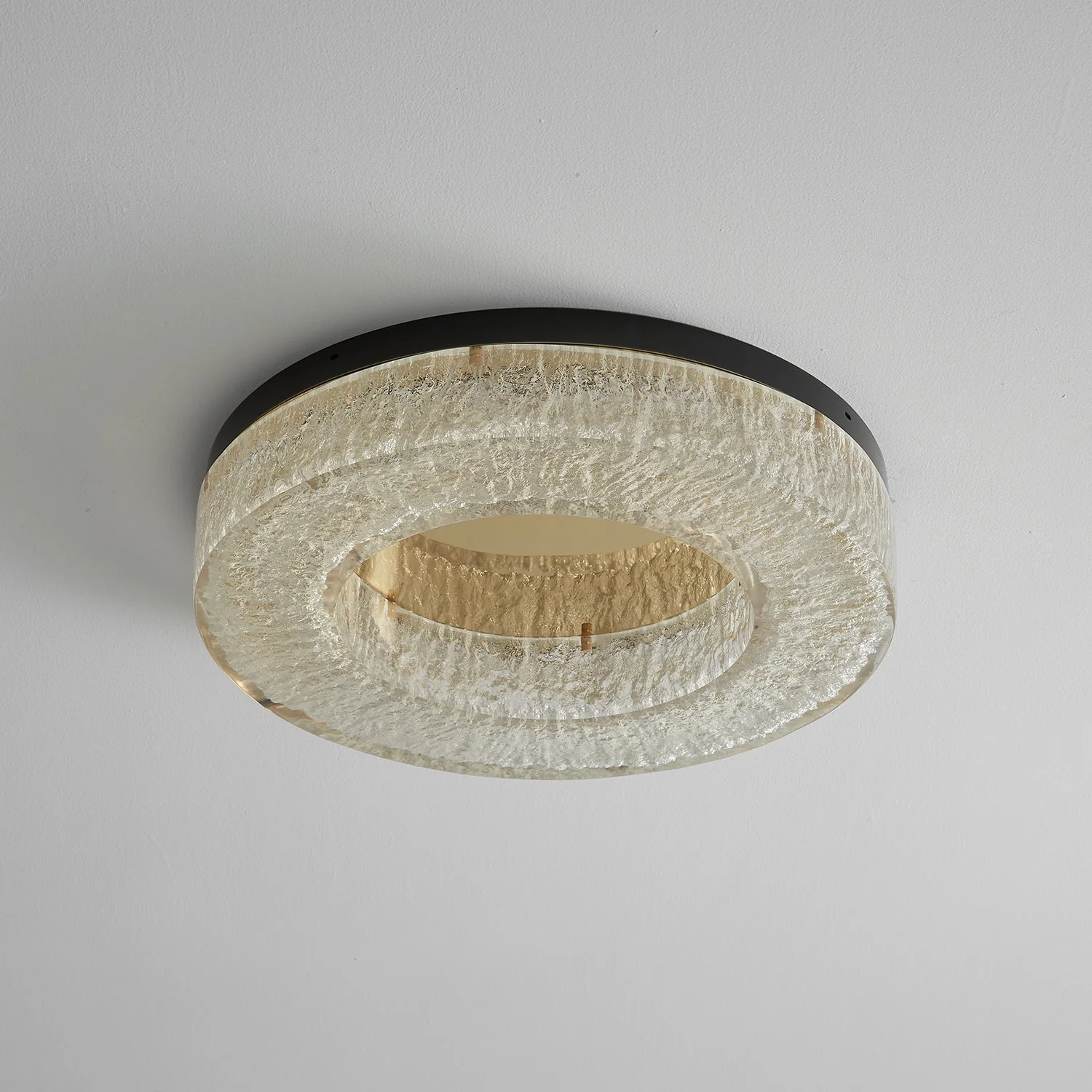 Ashaionis Ice Crack Circle Resin Ceiling Lamp - Image 11