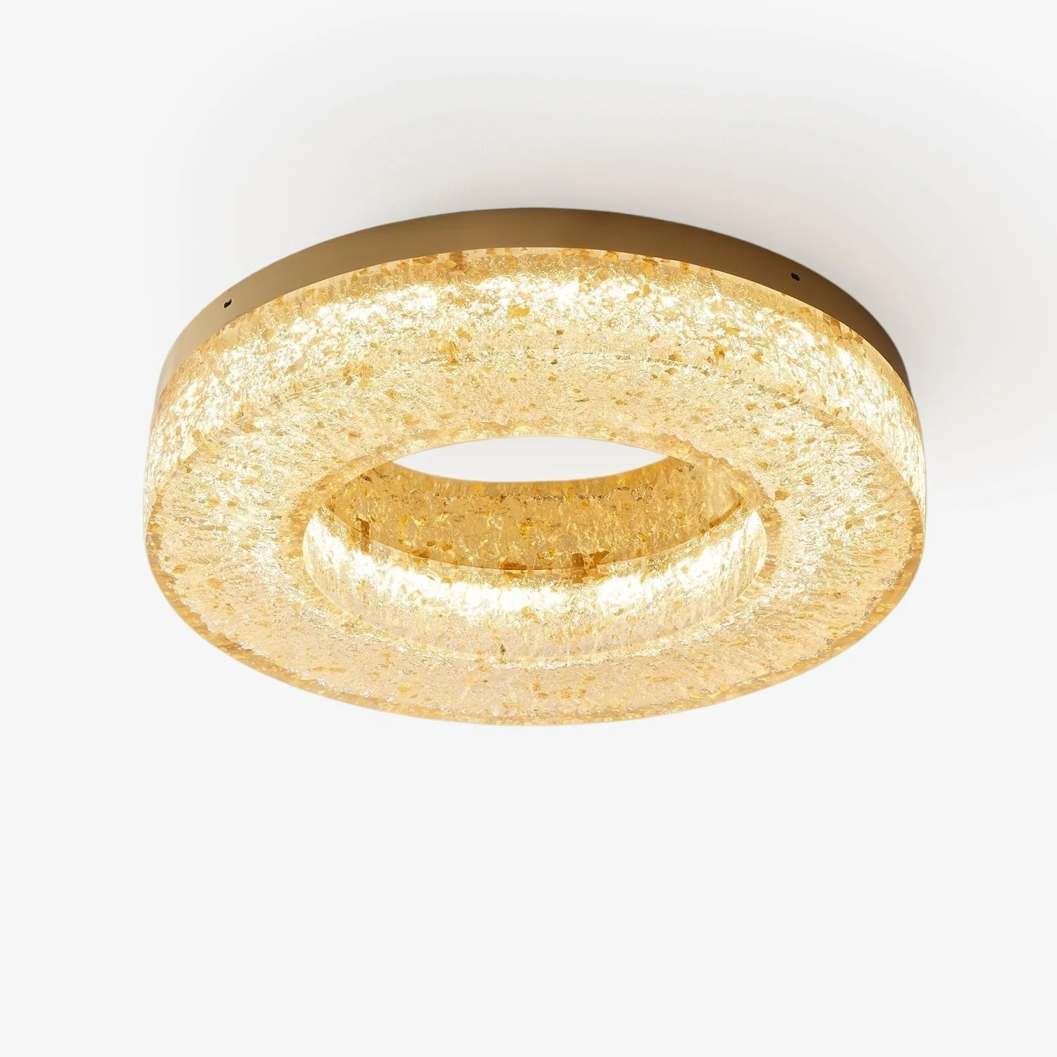 Ashaionis Ice Crack Circle Resin Ceiling Lamp - Image 31