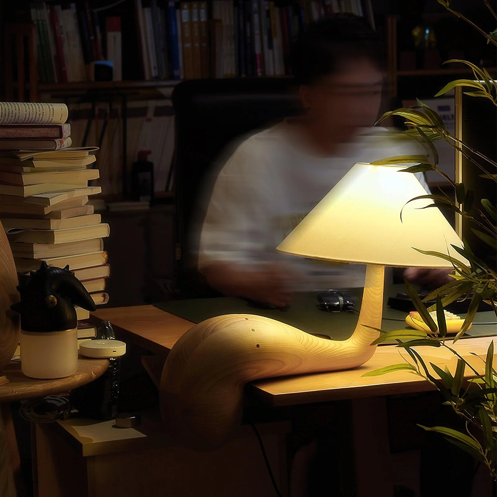 Aspire Streamlined Wood Table Lamp - Image 9