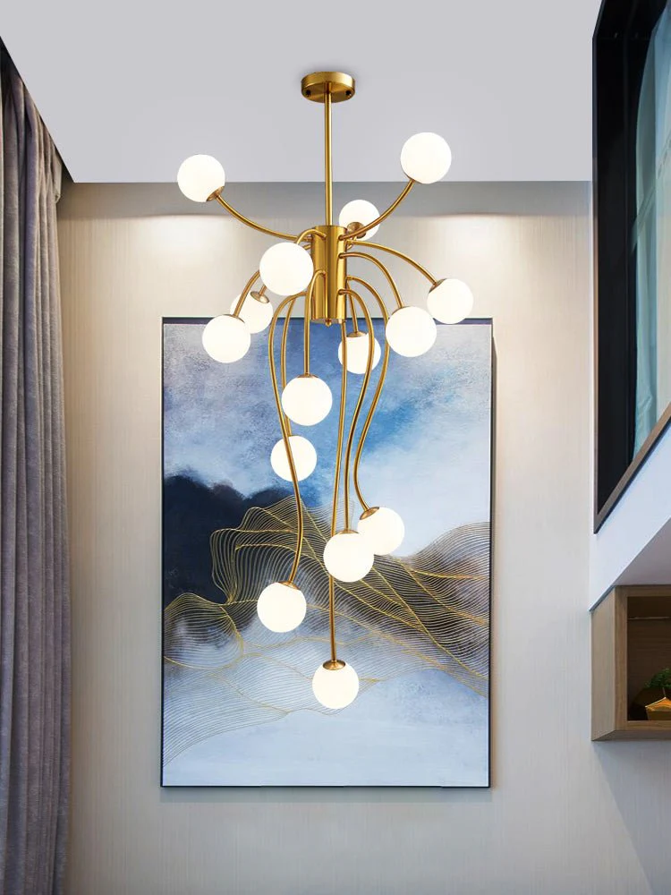 Astralyn Brass Globe Chandelier - Image 12