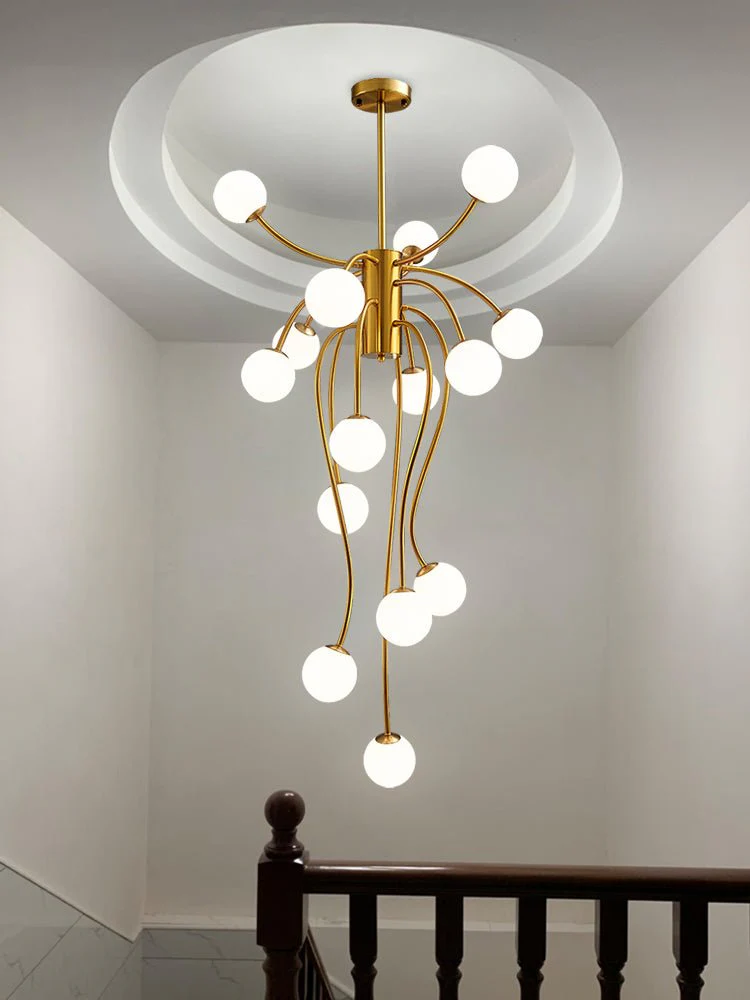 Astralyn Brass Globe Chandelier - Image 14