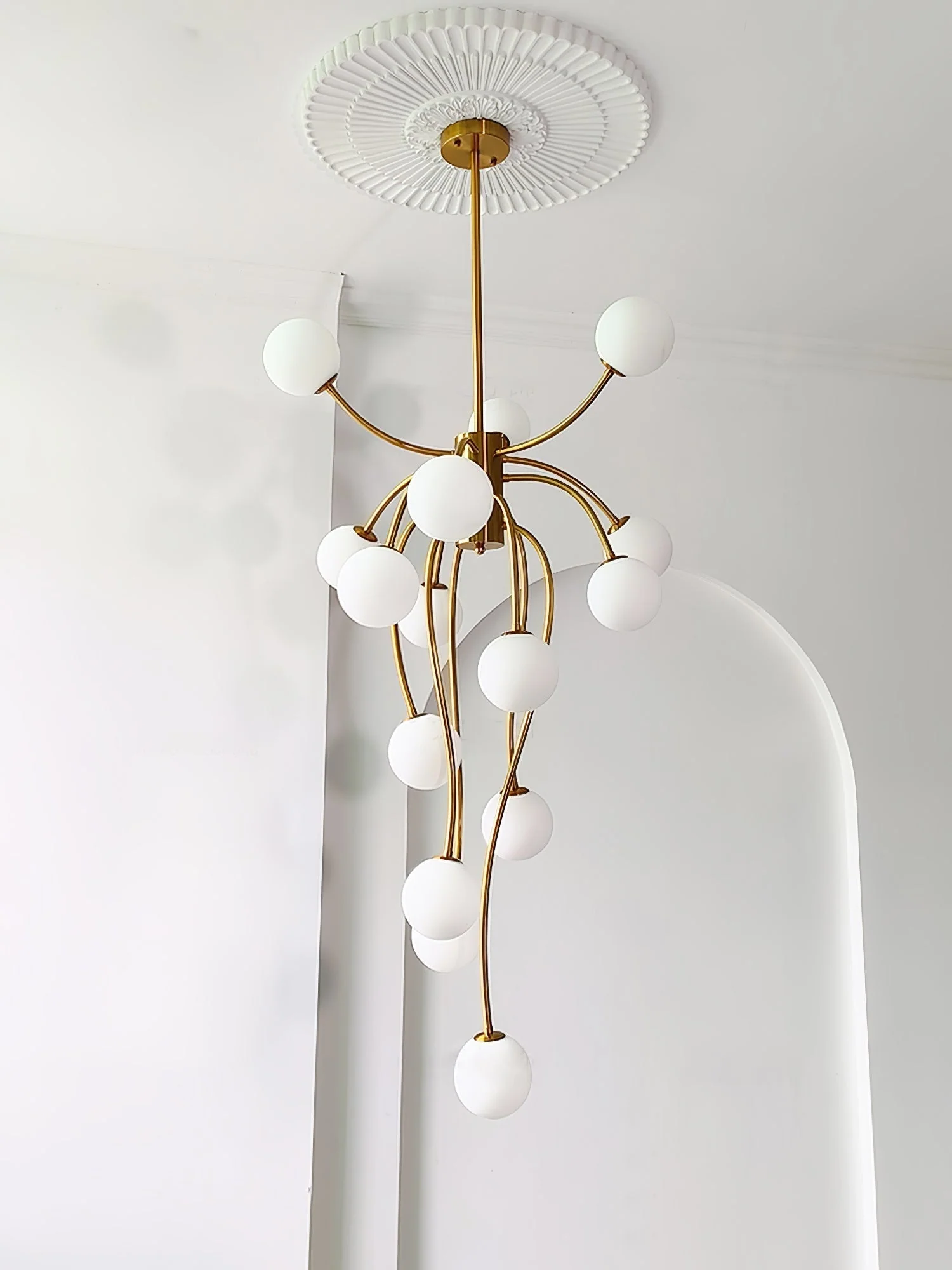 Astralyn Brass Globe Chandelier - Image 19