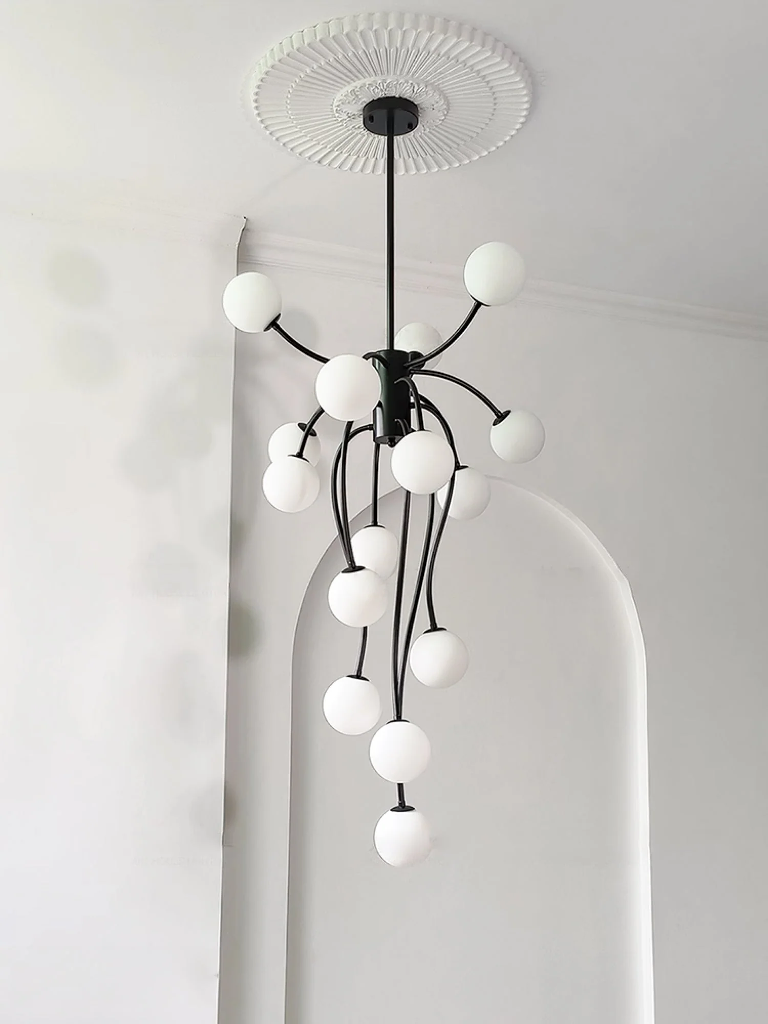 Astralyn Brass Globe Chandelier - Image 23