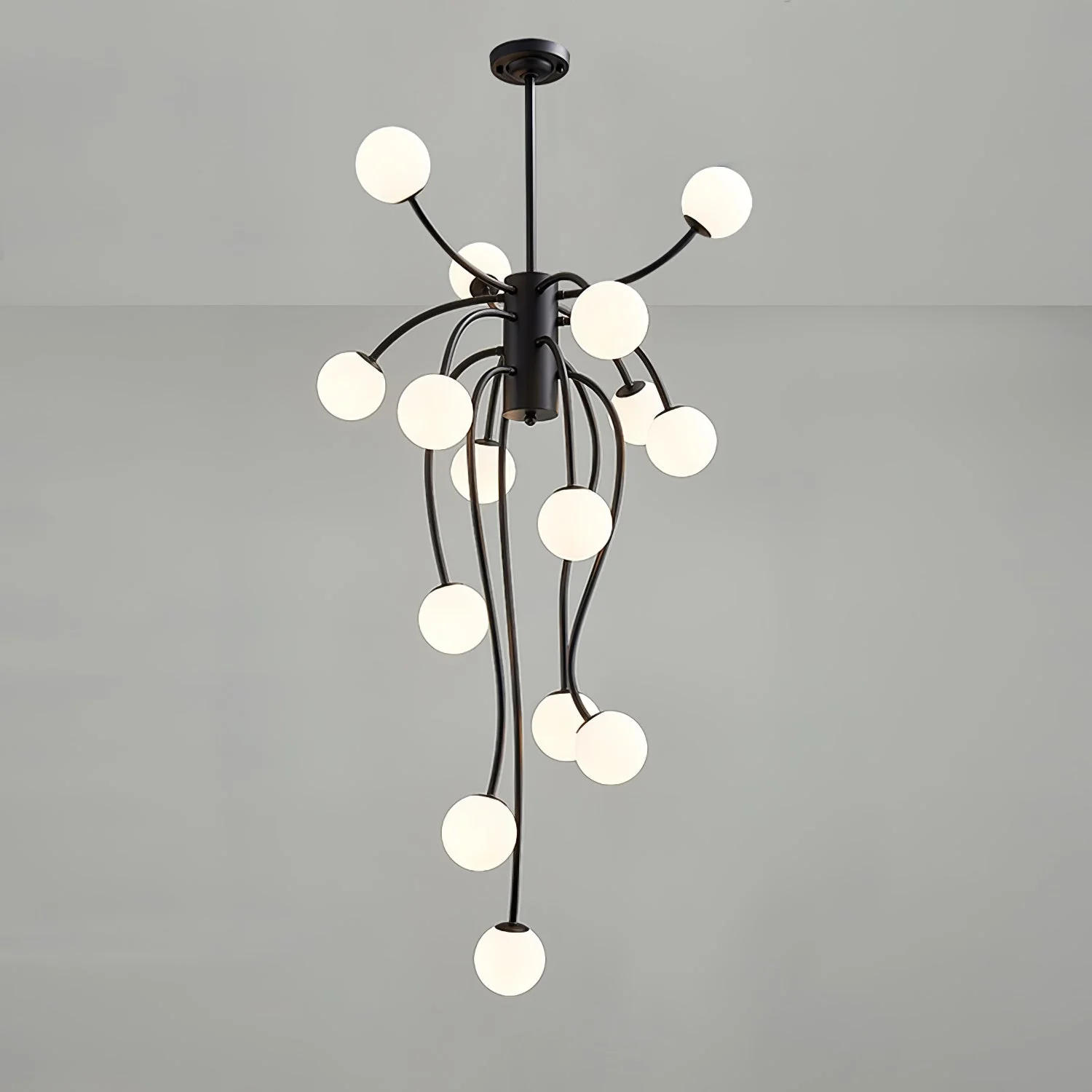Astralyn Brass Globe Chandelier - Image 3