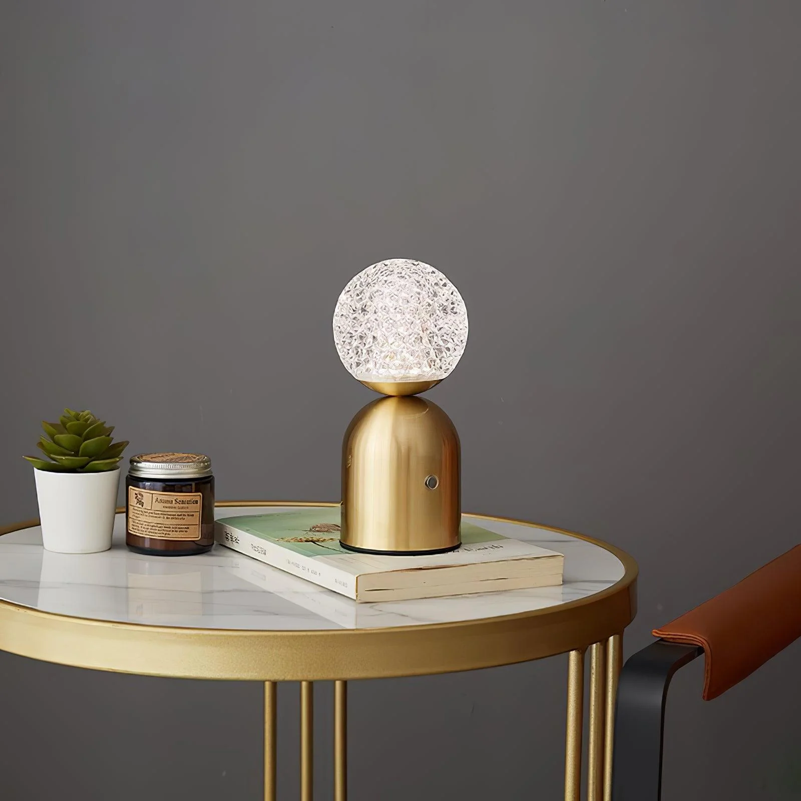 Atlas Modern Brass Table Lamp - Image 6