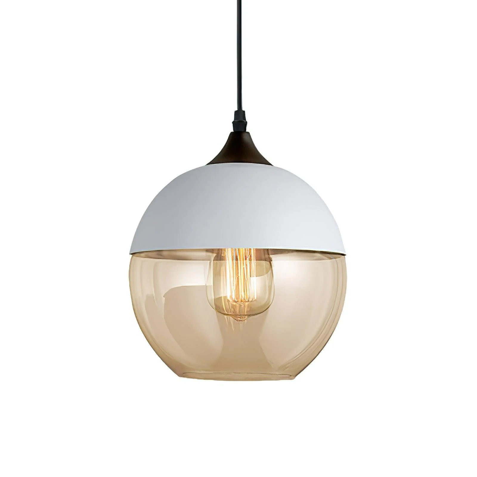 Aura Industrial Glass Pendant Lamp - Image 30