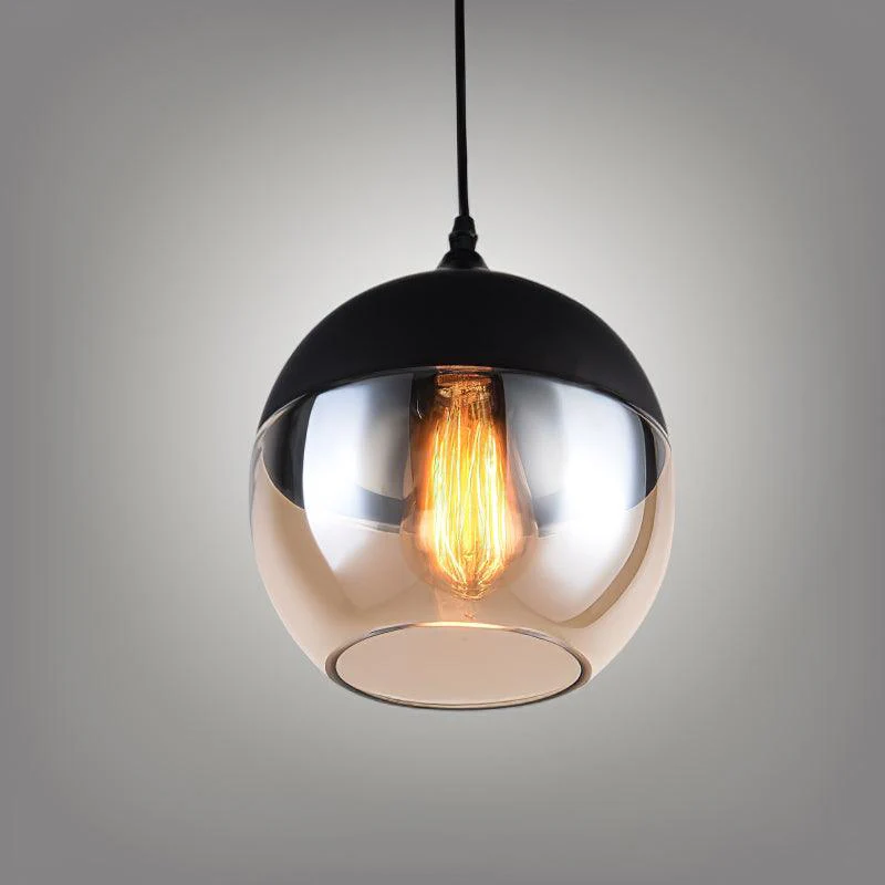 Aura Industrial Glass Pendant Lamp - Image 34