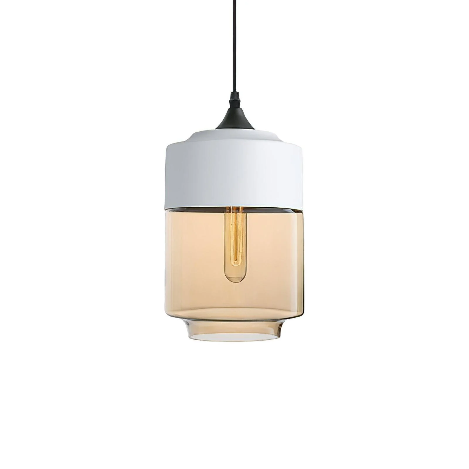 Aura Industrial Glass Pendant Lamp - Image 38
