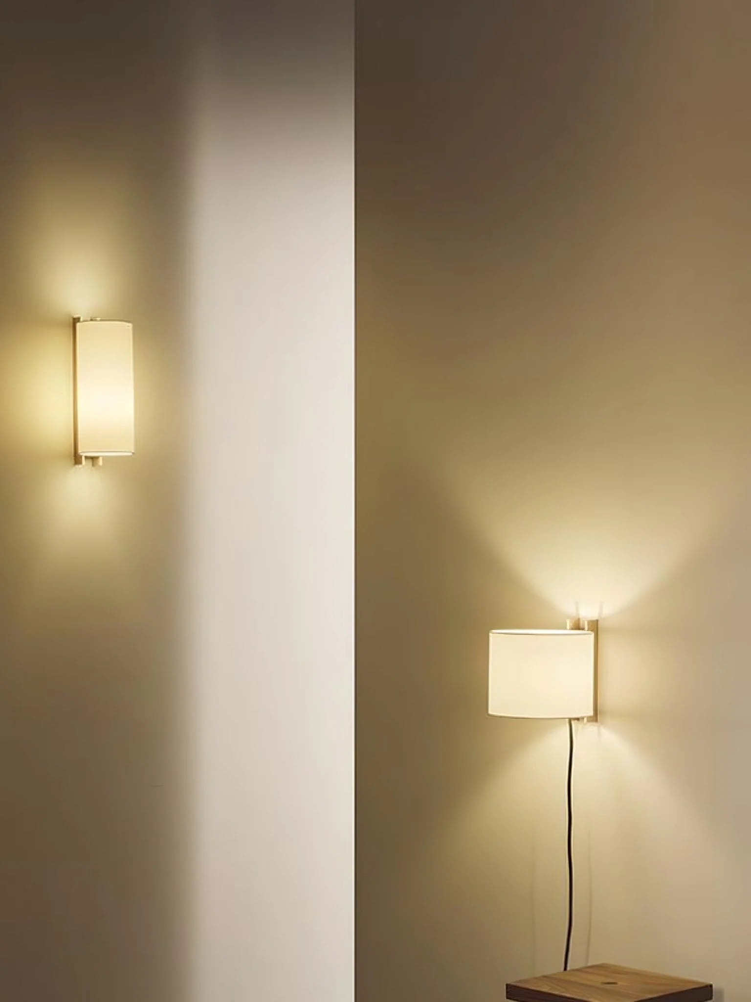Aura Minimalist Fabric Wall Light - Image 3