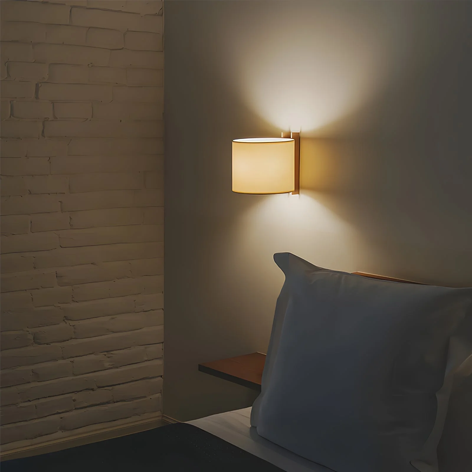 Aura Minimalist Fabric Wall Light - Image 9