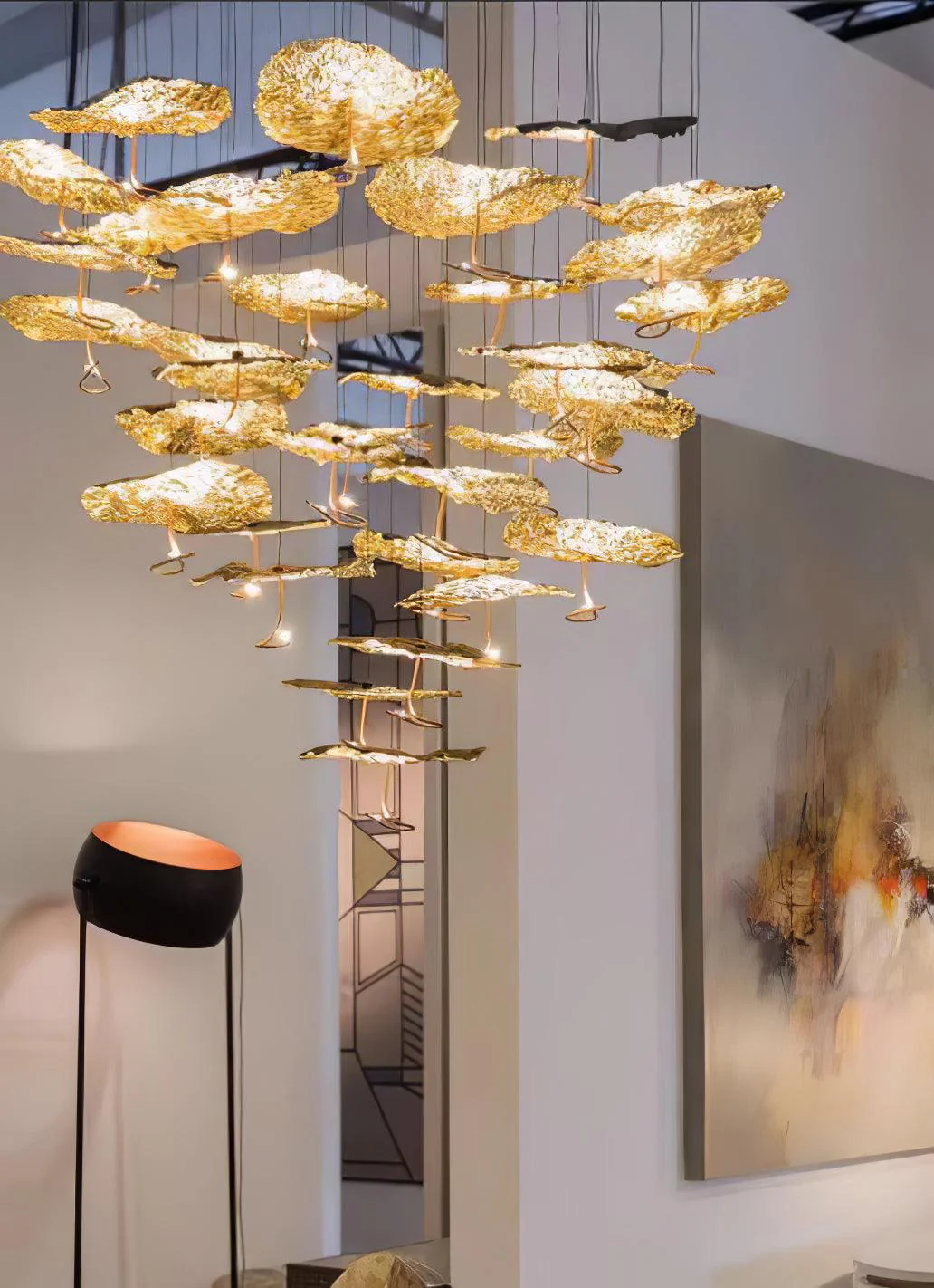 Aureate Cloud Brass Cluster Chandelier - Image 25