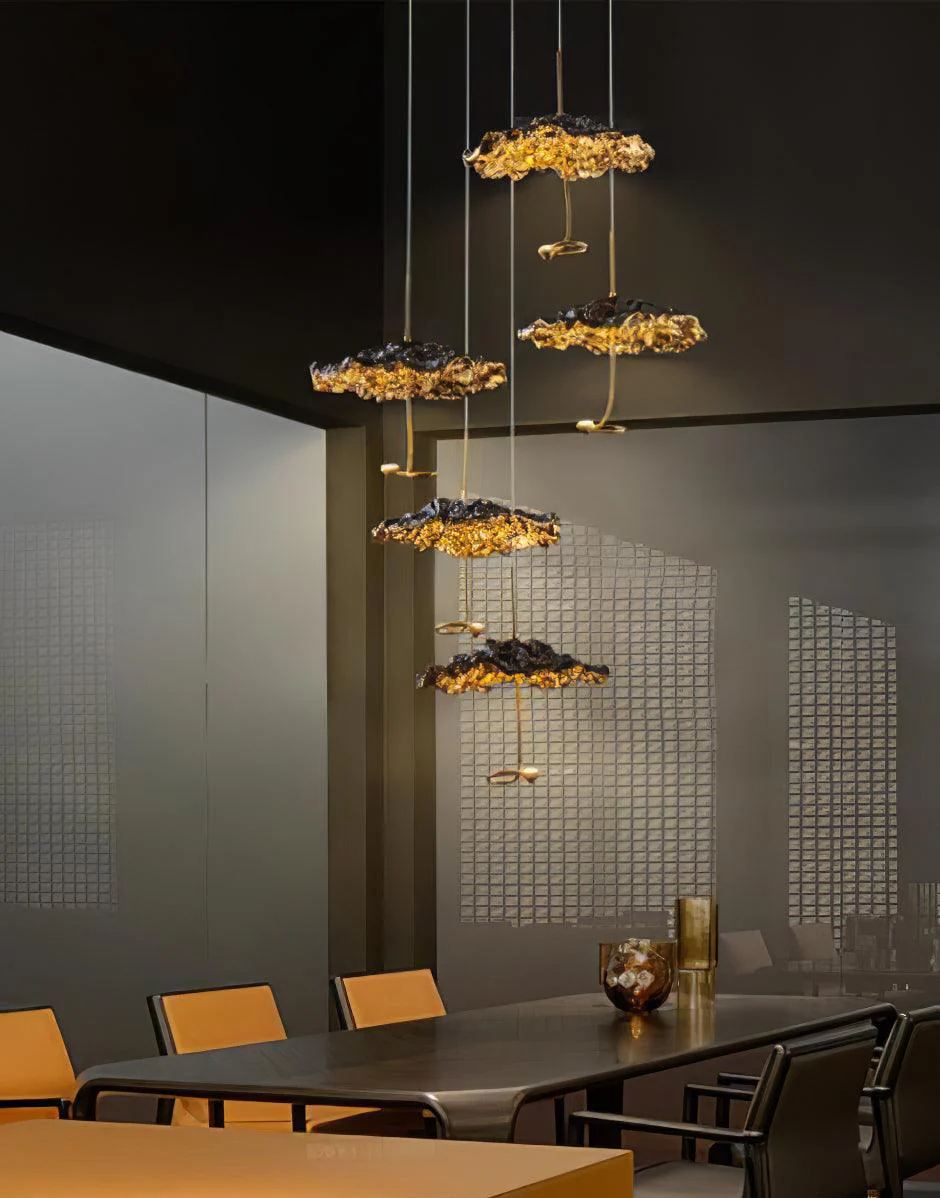 Aureate Cloud Brass Cluster Chandelier - Image 29
