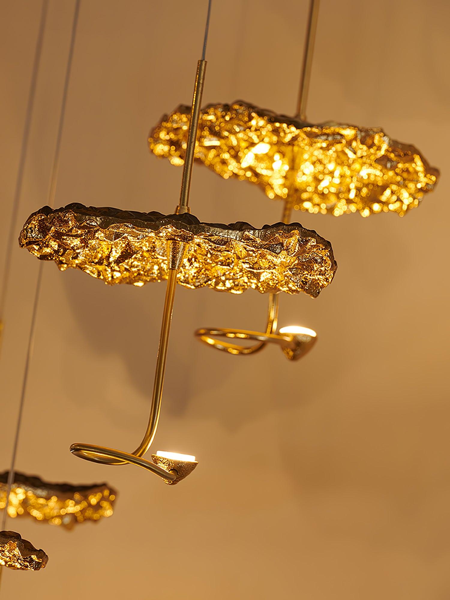 Aureate Cloud Brass Cluster Chandelier - Image 34