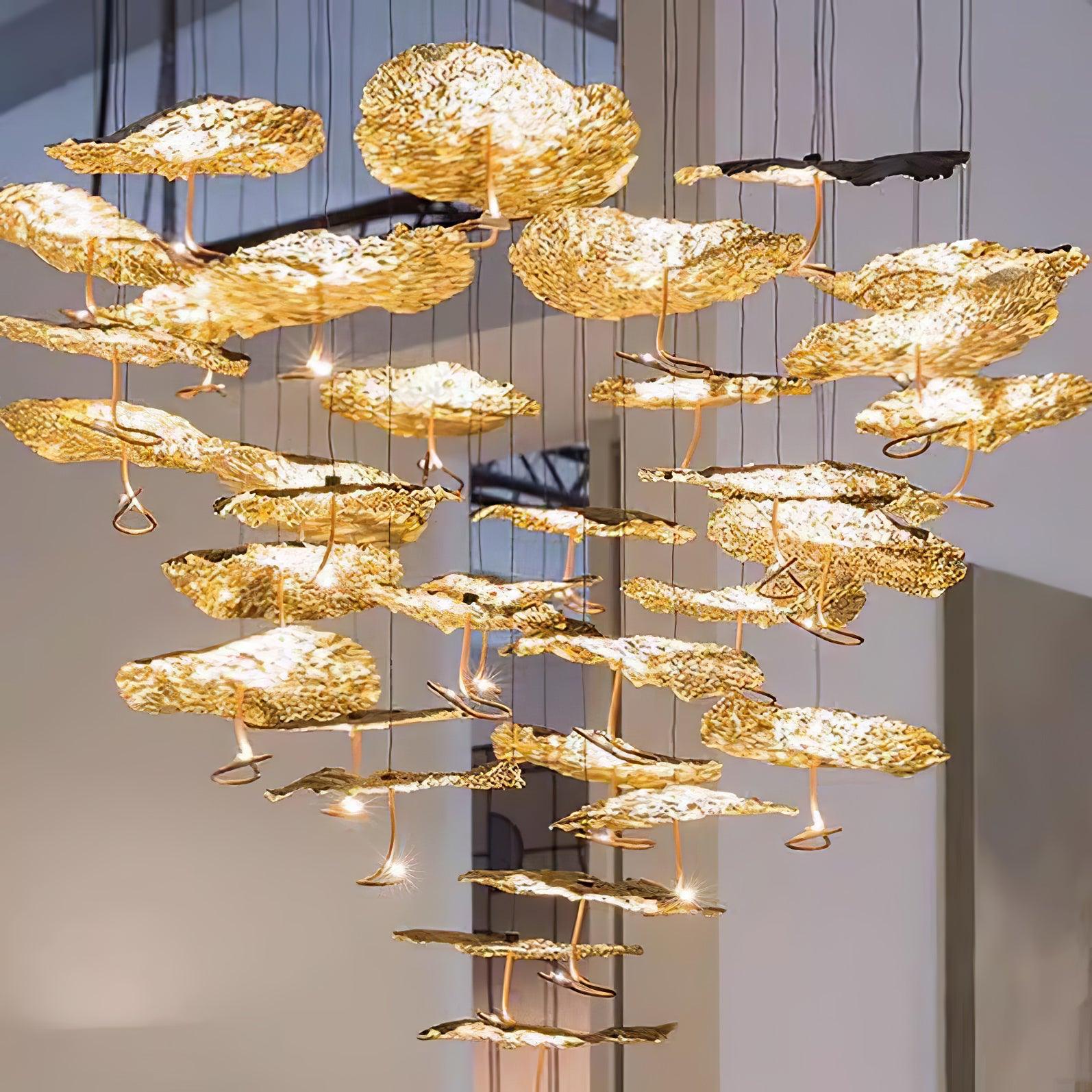 Aureate Cloud Brass Cluster Chandelier - Image 40