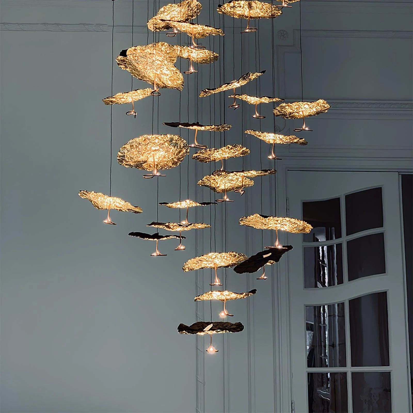 Aureate Cloud Brass Cluster Chandelier - Image 42