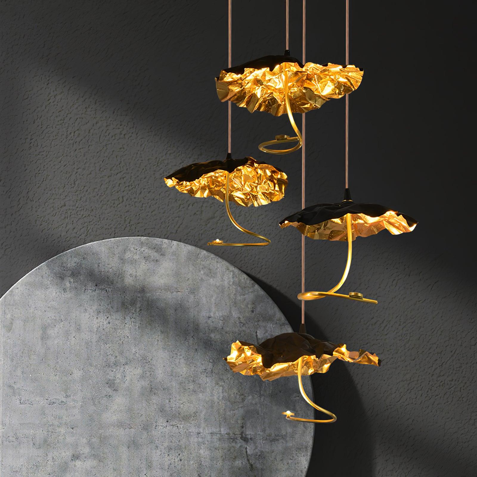 Aureate Cloud Brass Cluster Chandelier - Image 47