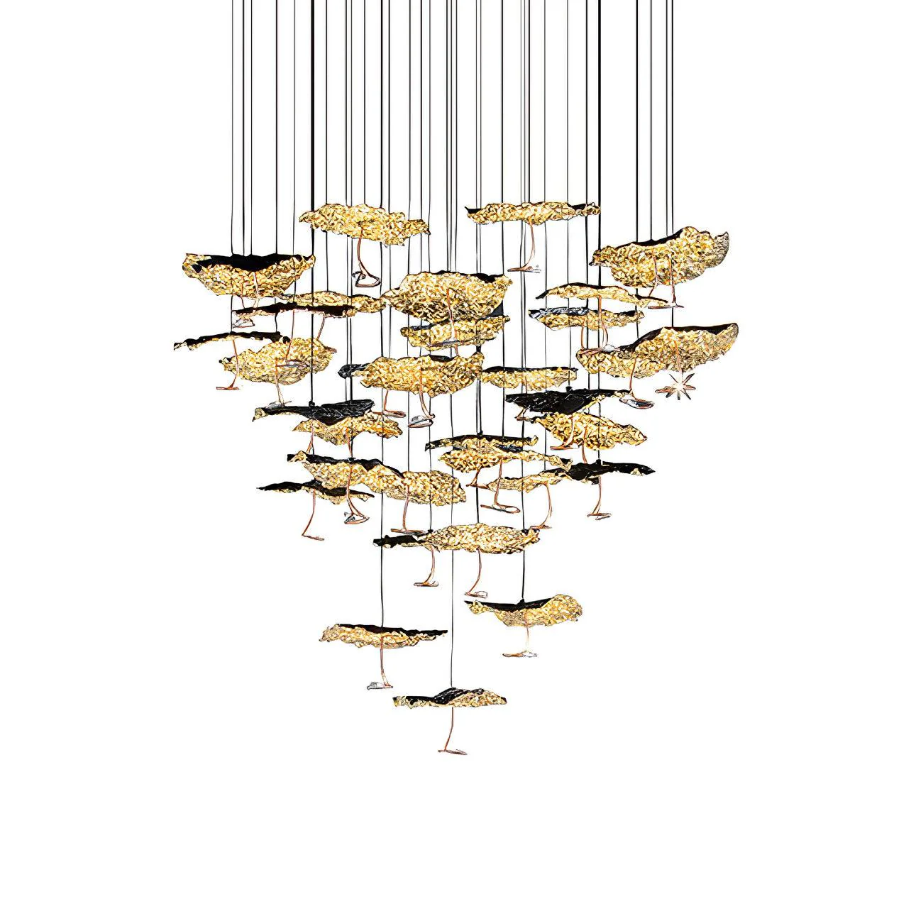 Aureate Cloud Brass Cluster Chandelier - Image 49