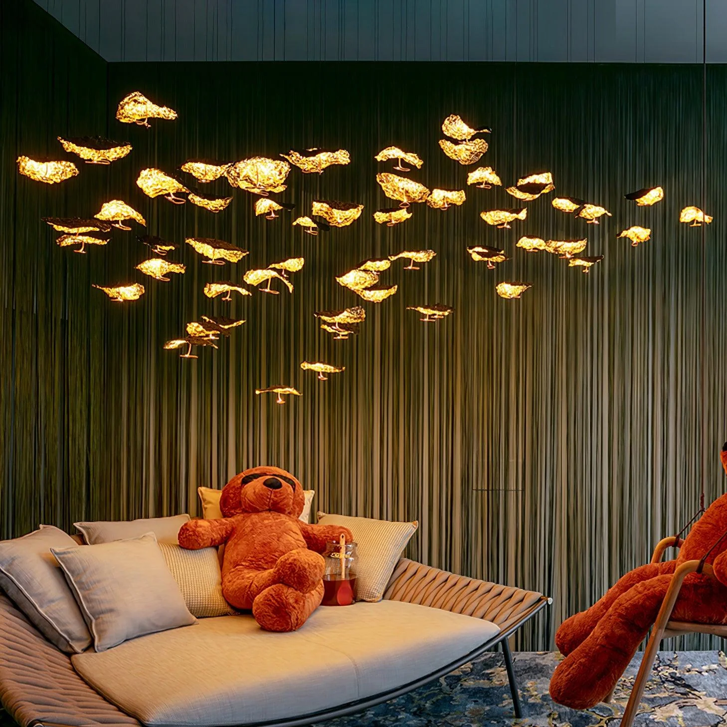 Aureate Cloud Brass Cluster Chandelier - Image 52