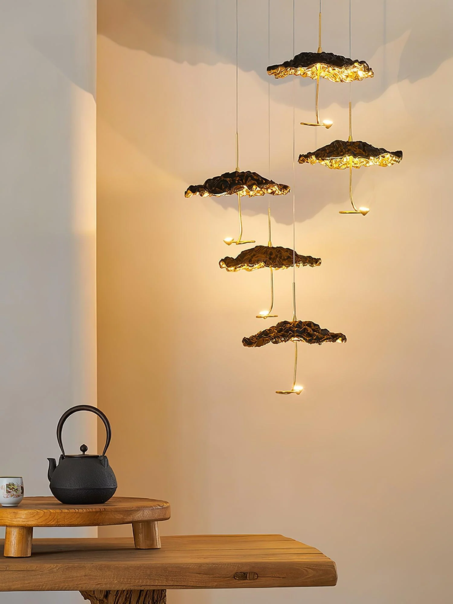 Aureate Cloud Brass Cluster Chandelier - Image 69