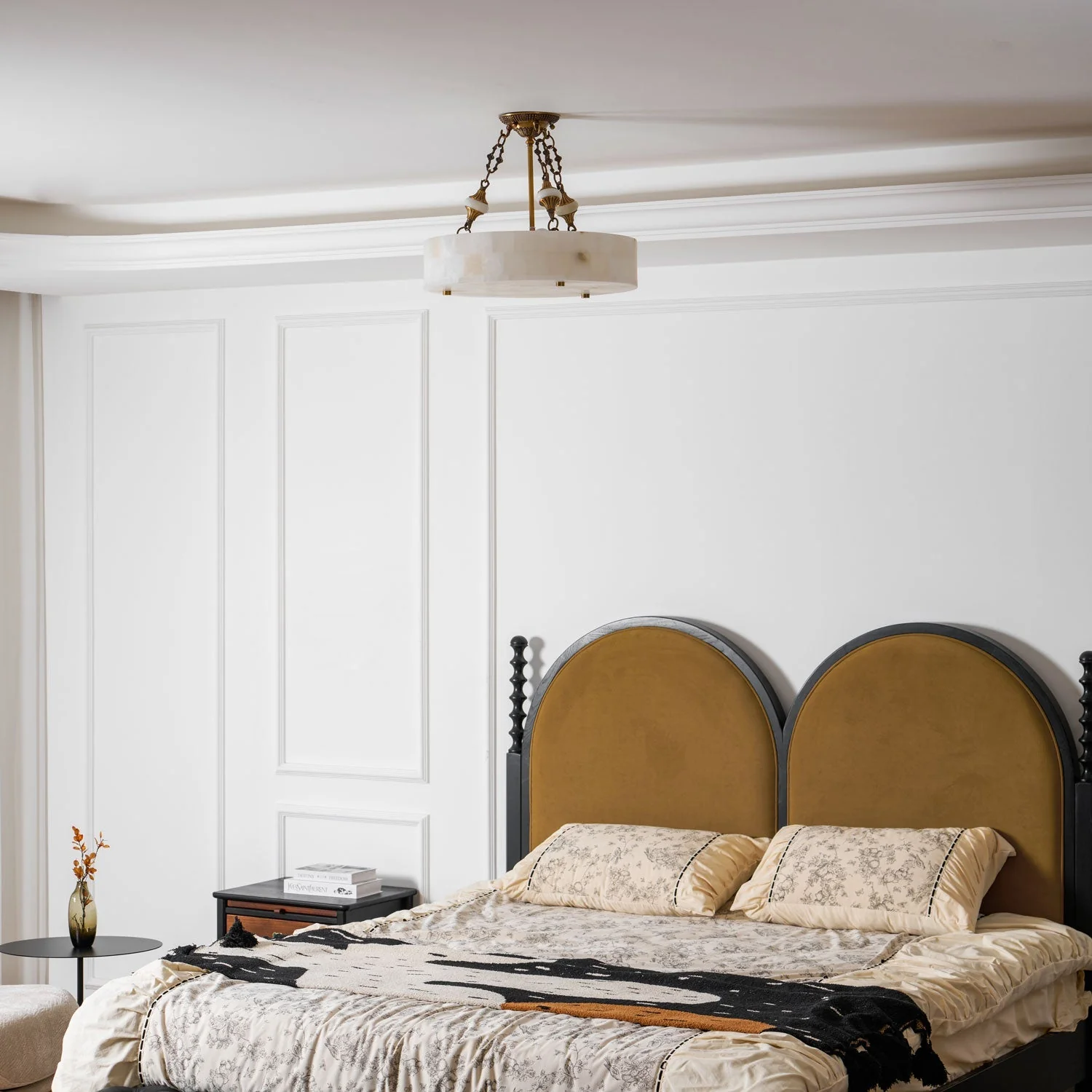 Auremont Alabaster Brass Ceiling Light - Image 7