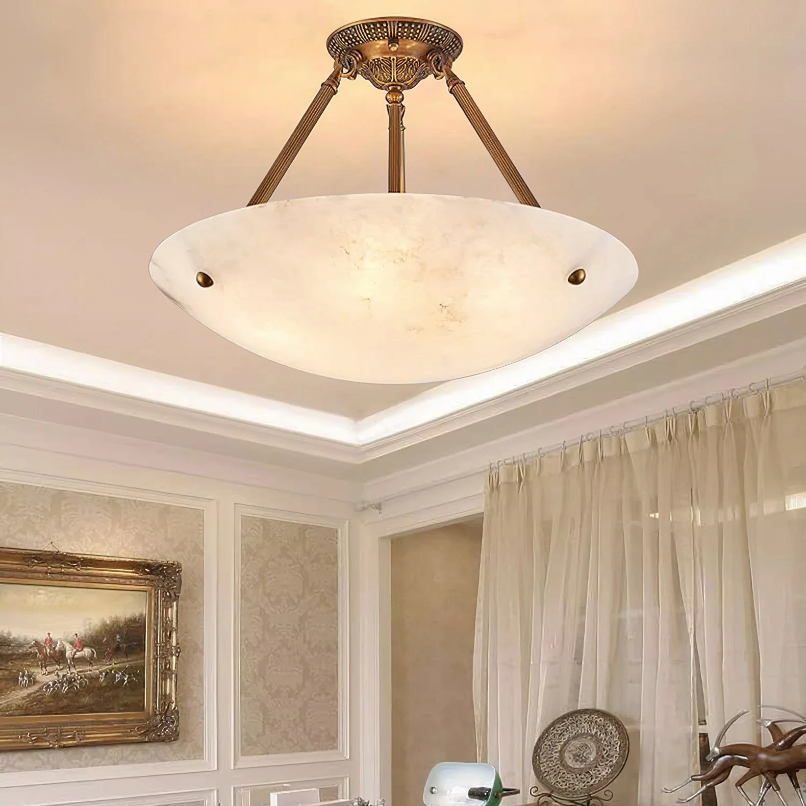 Auremont Alabaster Ceiling Light - Image 13