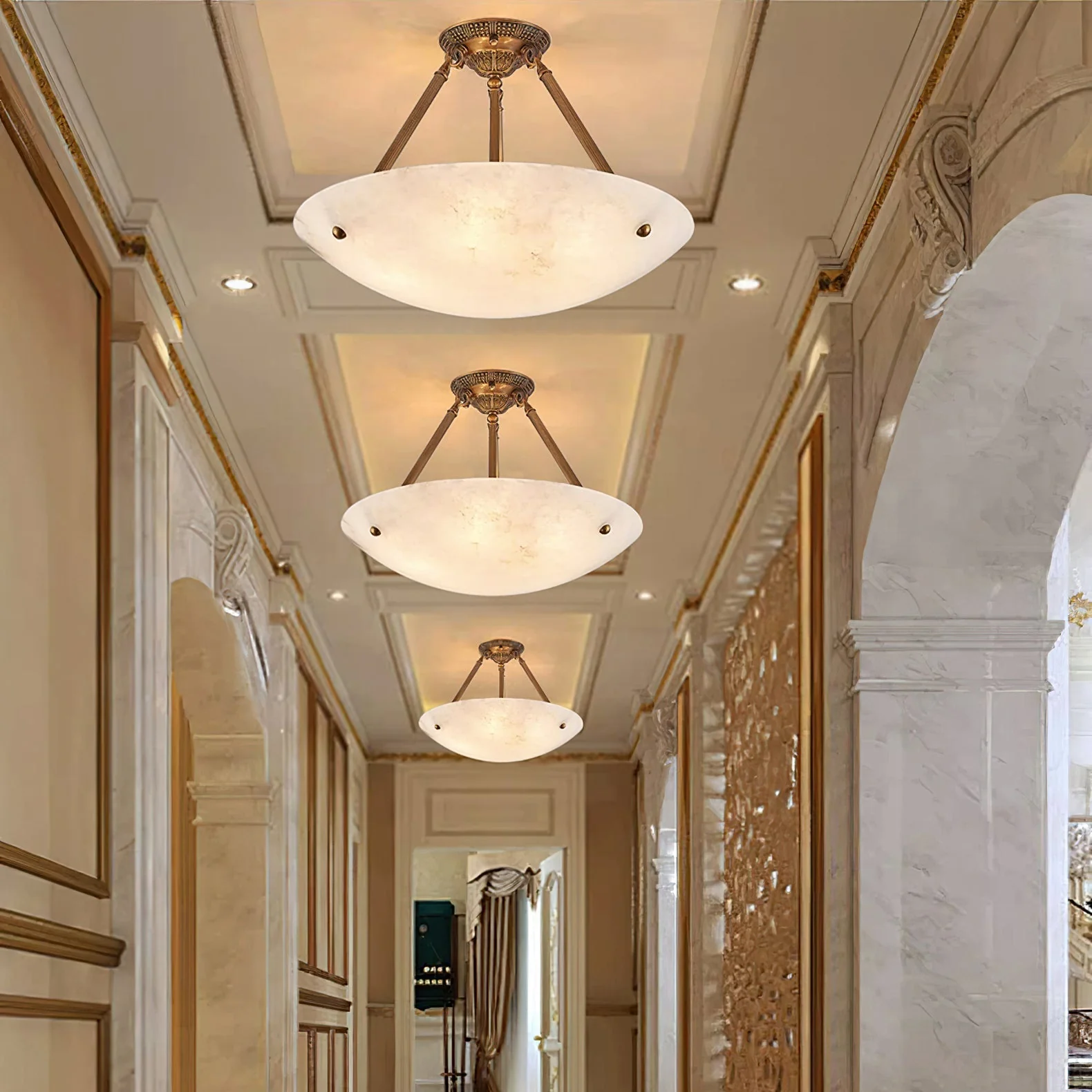 Auremont Alabaster Ceiling Light - Image 16