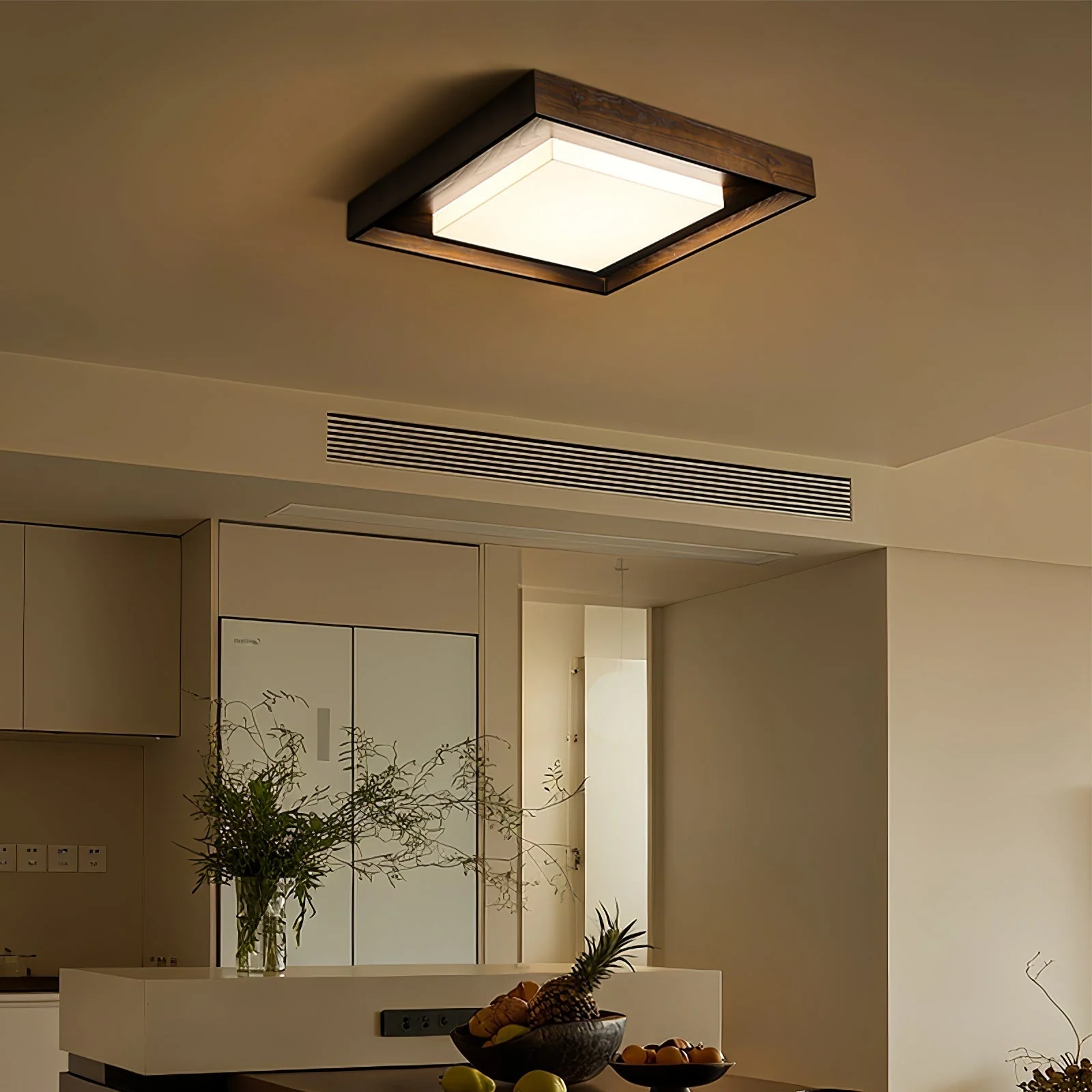 Auro Rustic Wood Ceiling Light - Image 14