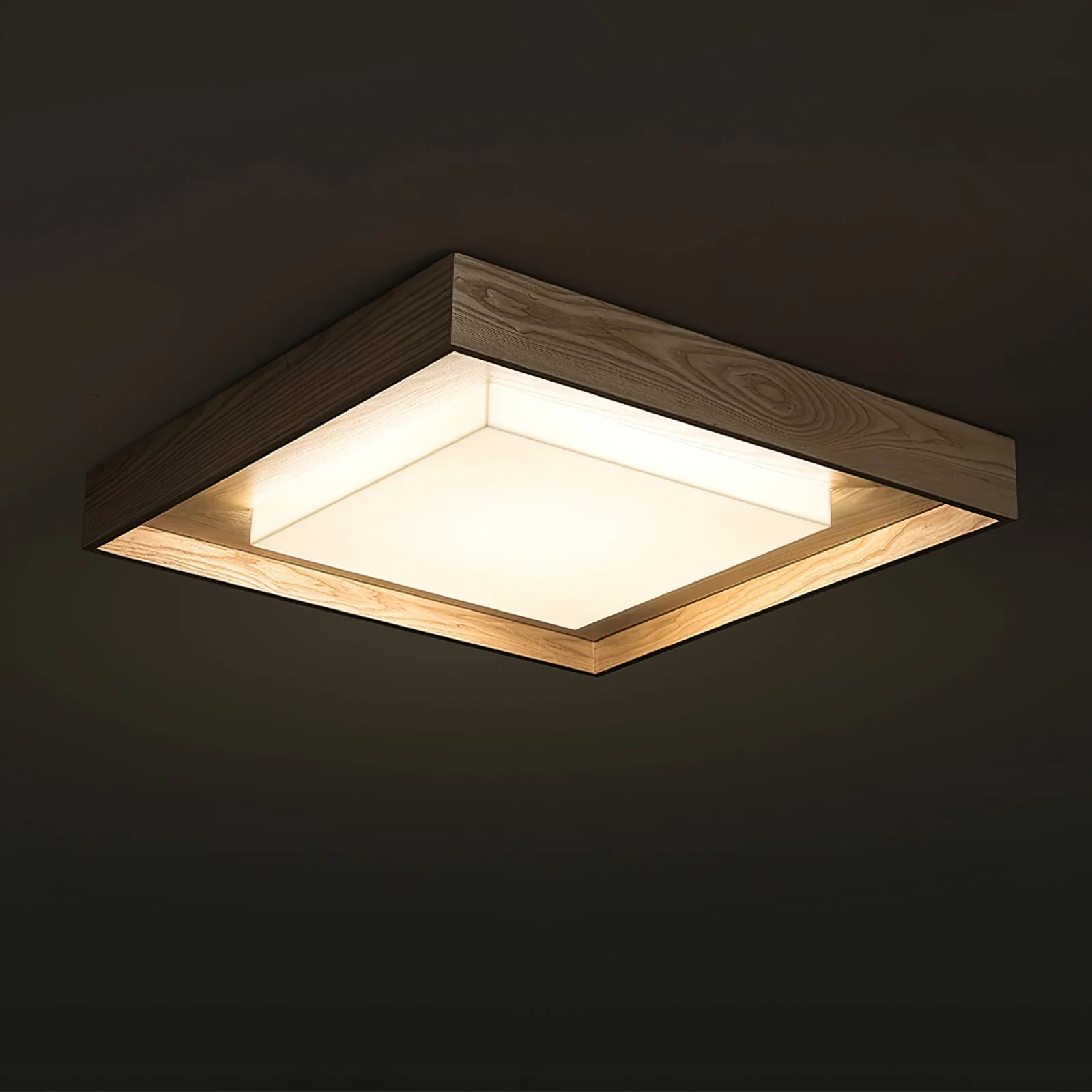 Auro Rustic Wood Ceiling Light - Image 8