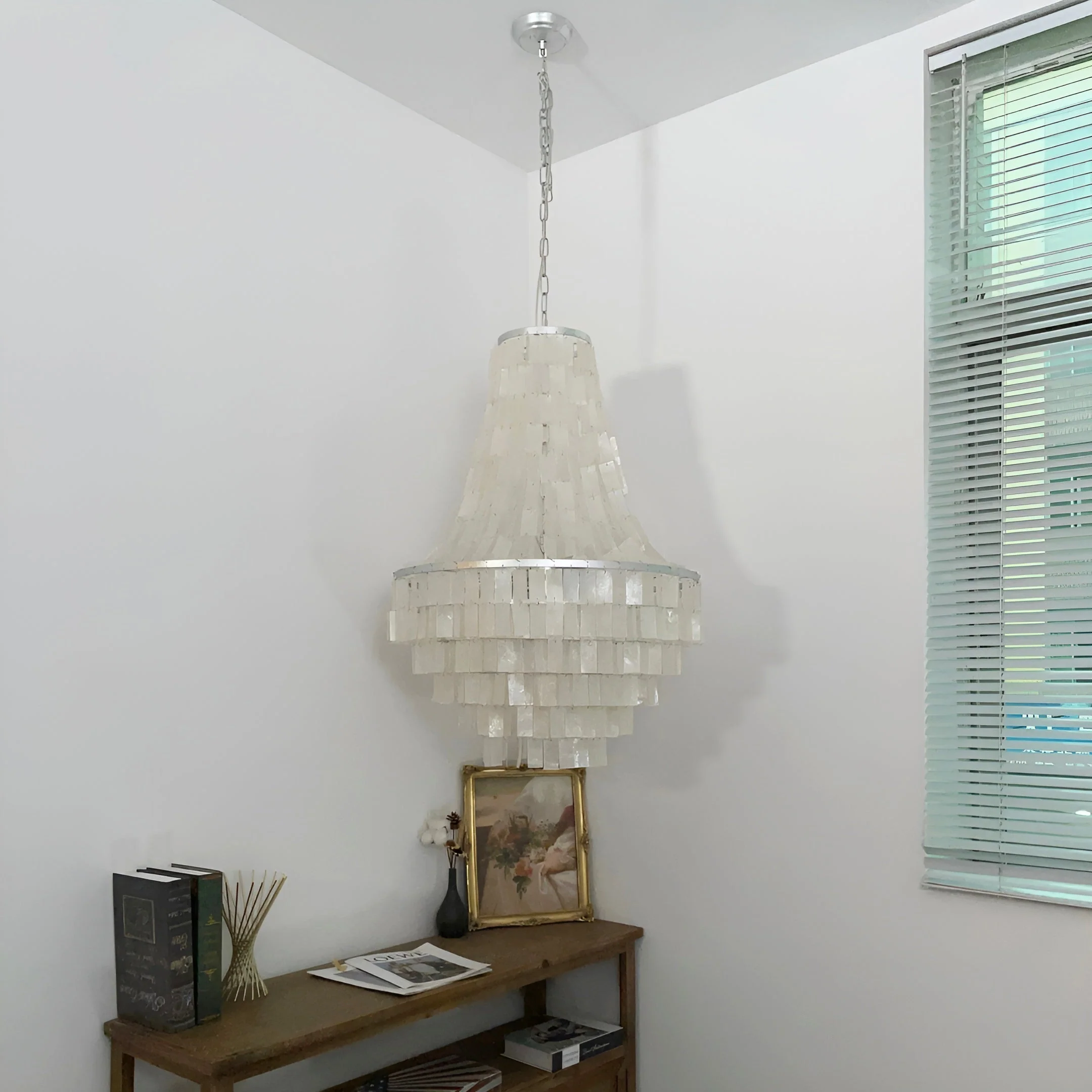 Aurora Chandelier Boho Shell Tiered - Image 22
