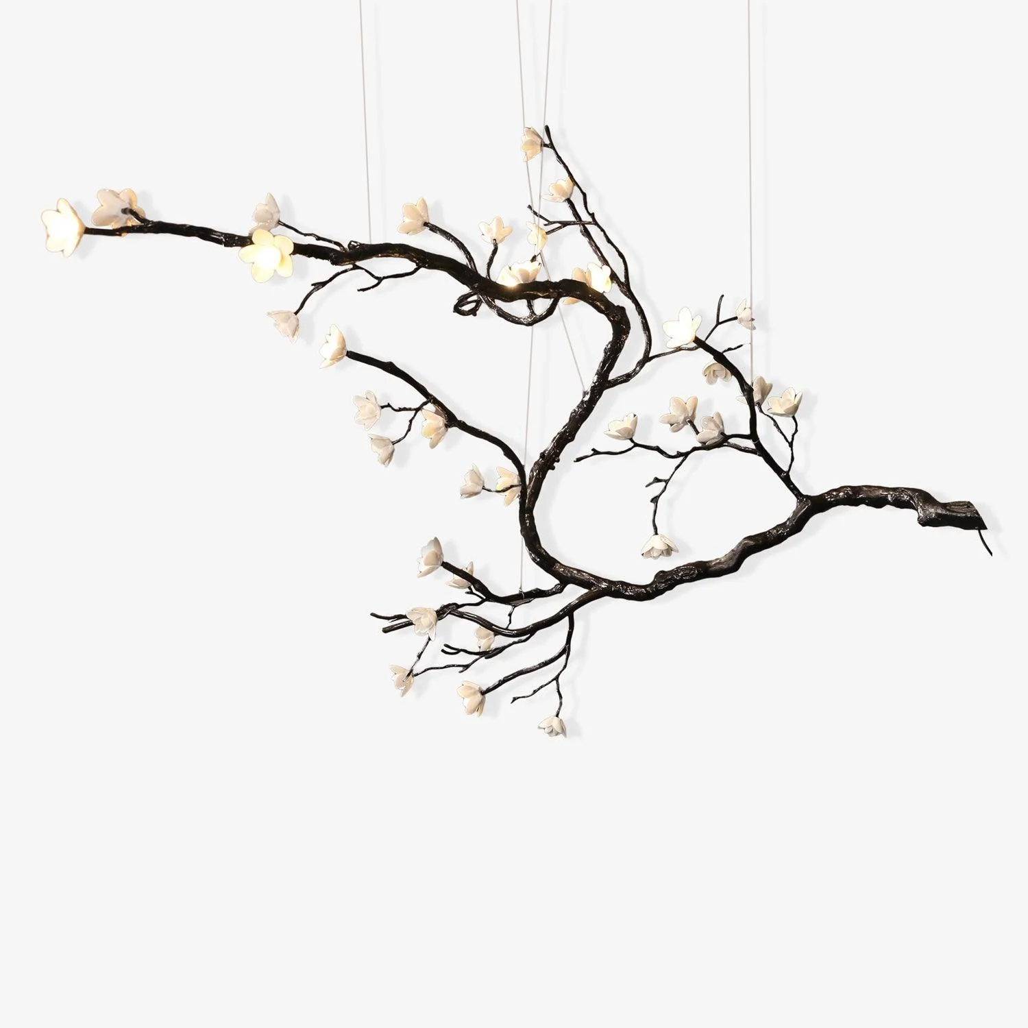 Aurora Chandelier Branch Floral Organic