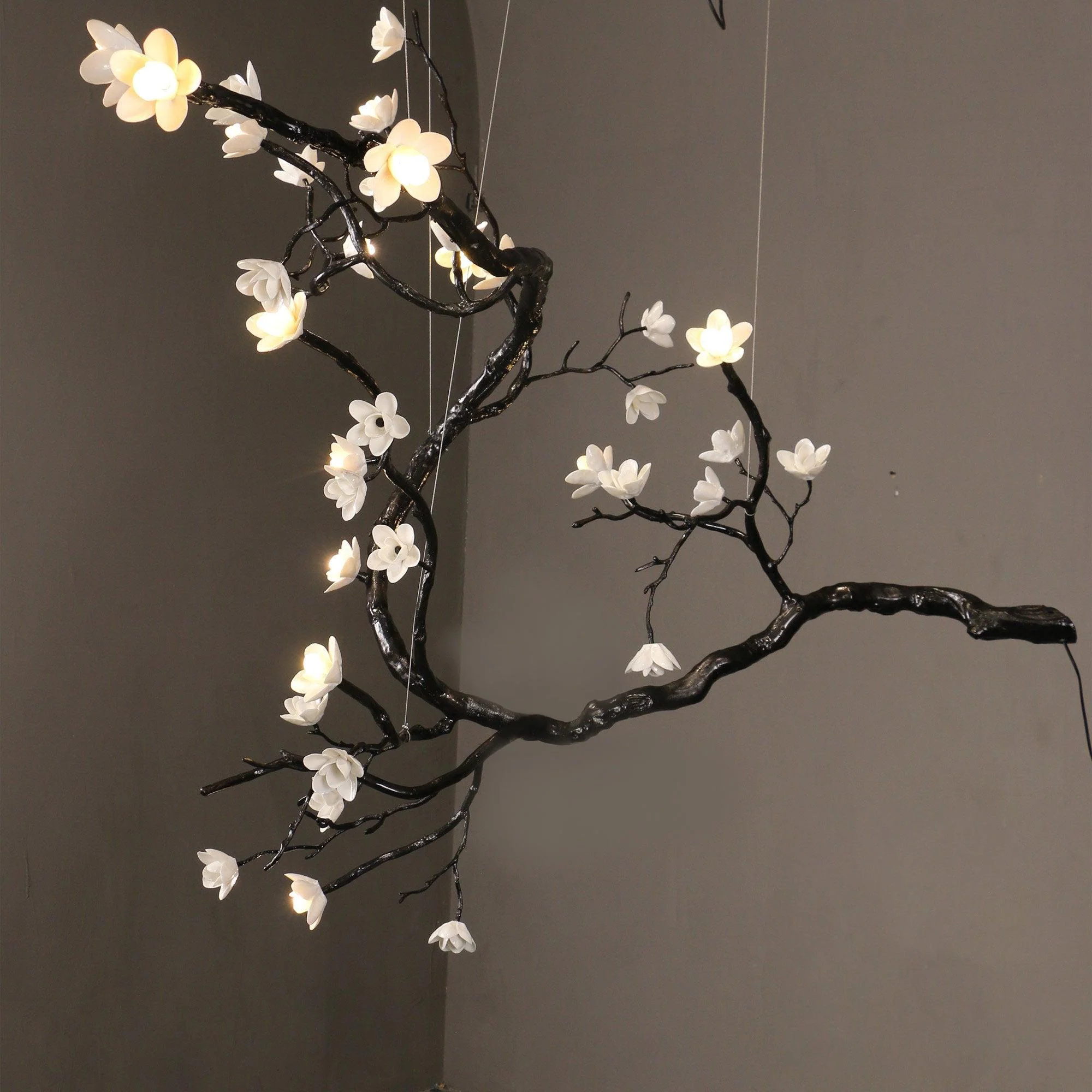 Aurora Chandelier Branch Floral Organic - Image 2