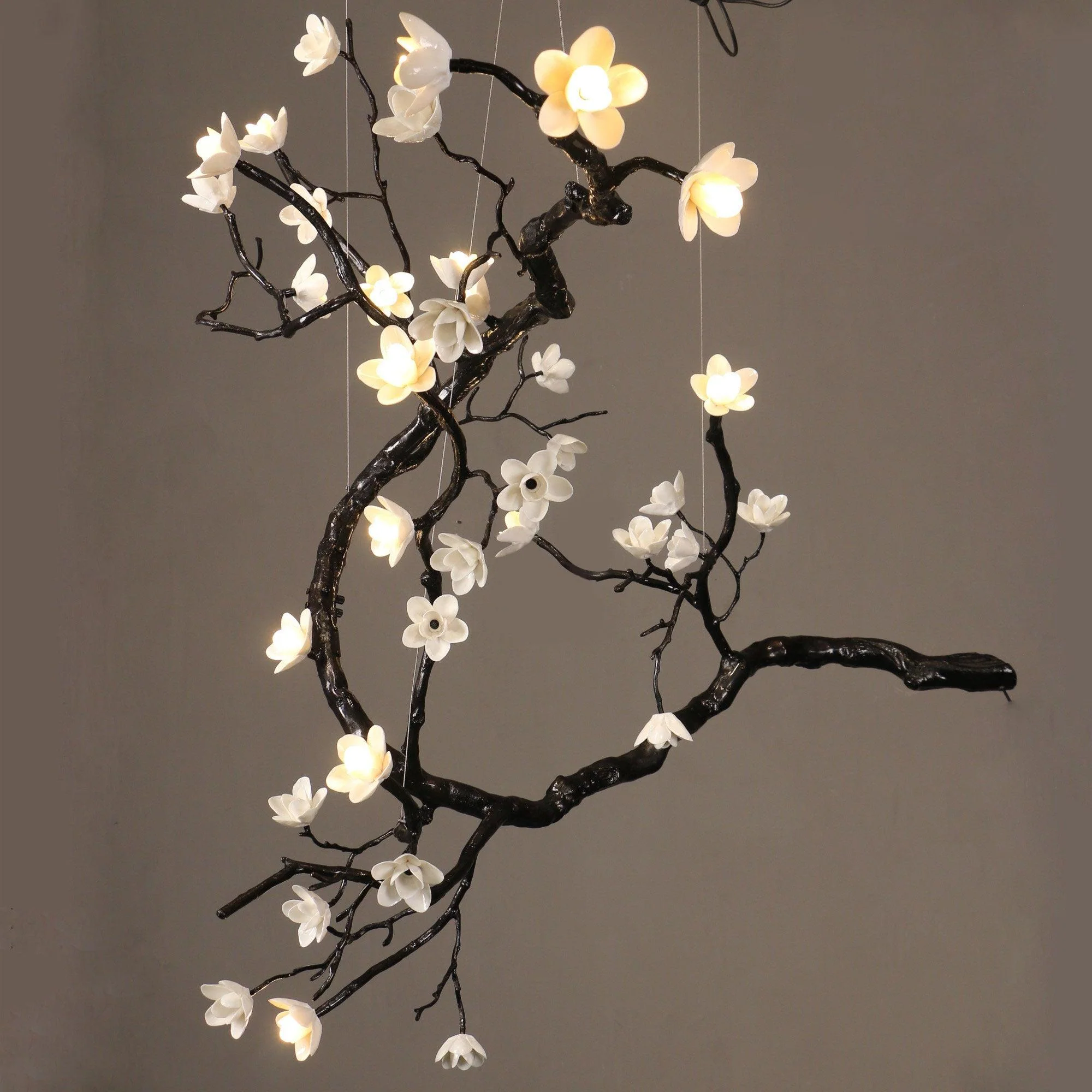 Aurora Chandelier Branch Floral Organic - Image 3