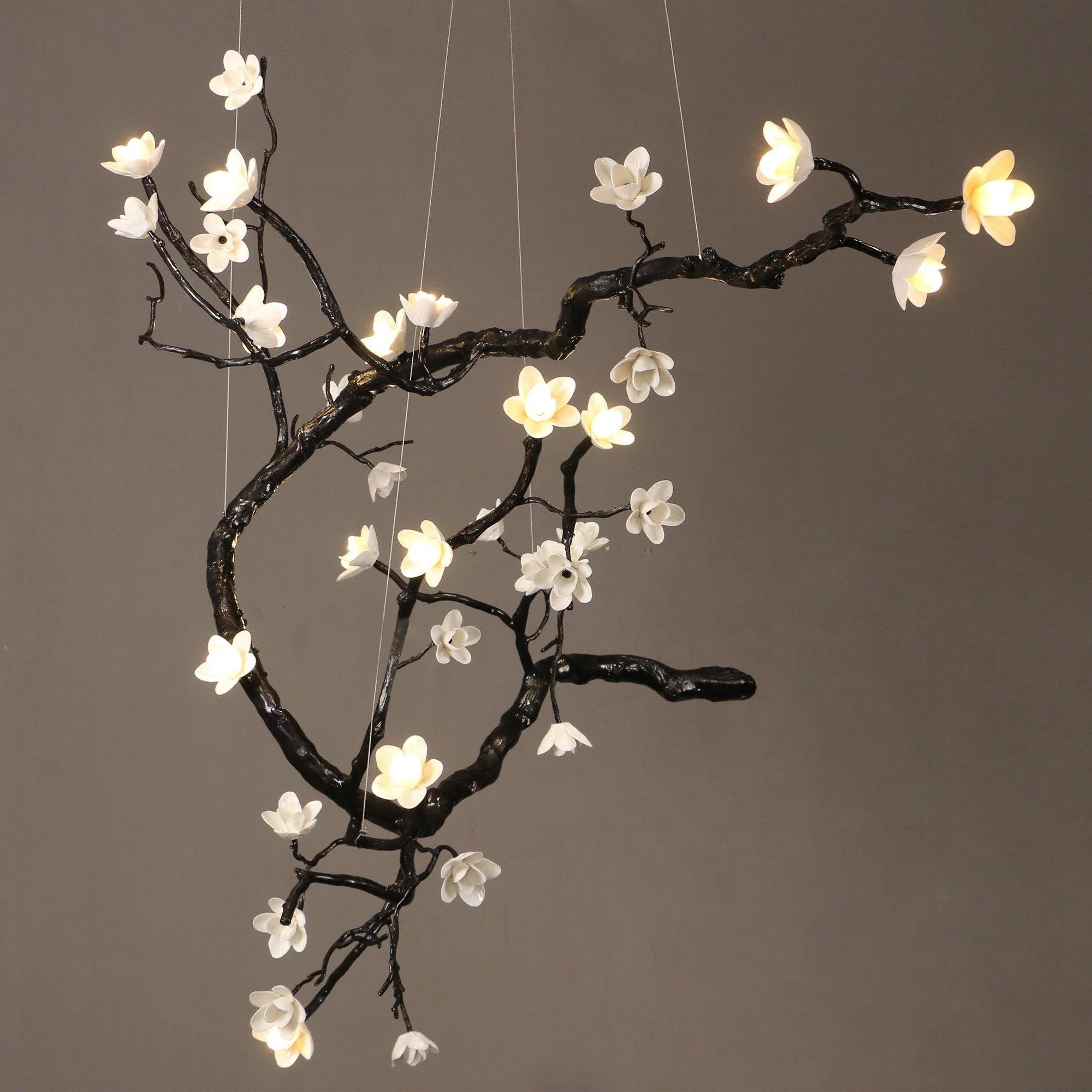 Aurora Chandelier Branch Floral Organic - Image 4