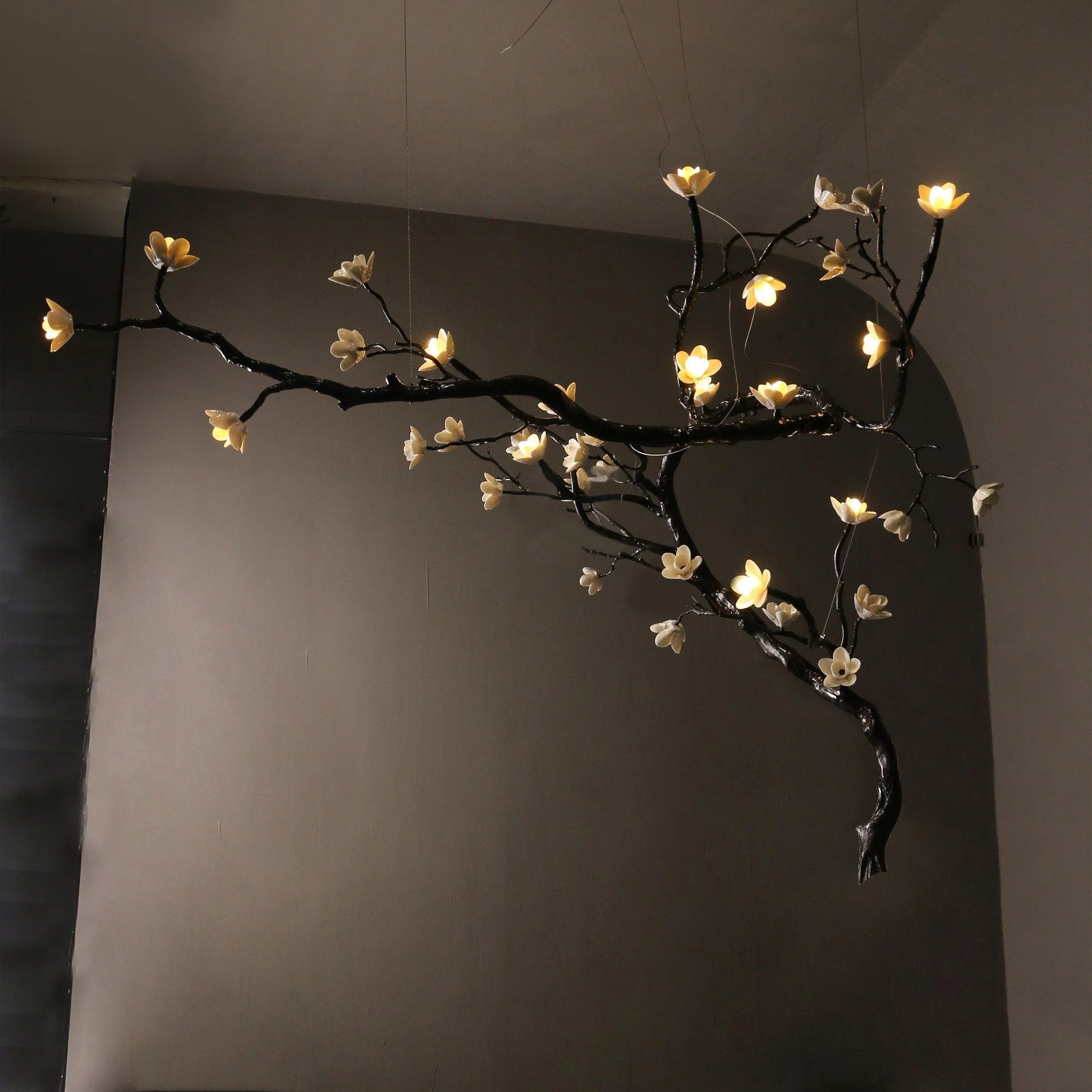 Aurora Chandelier Branch Floral Organic - Image 5
