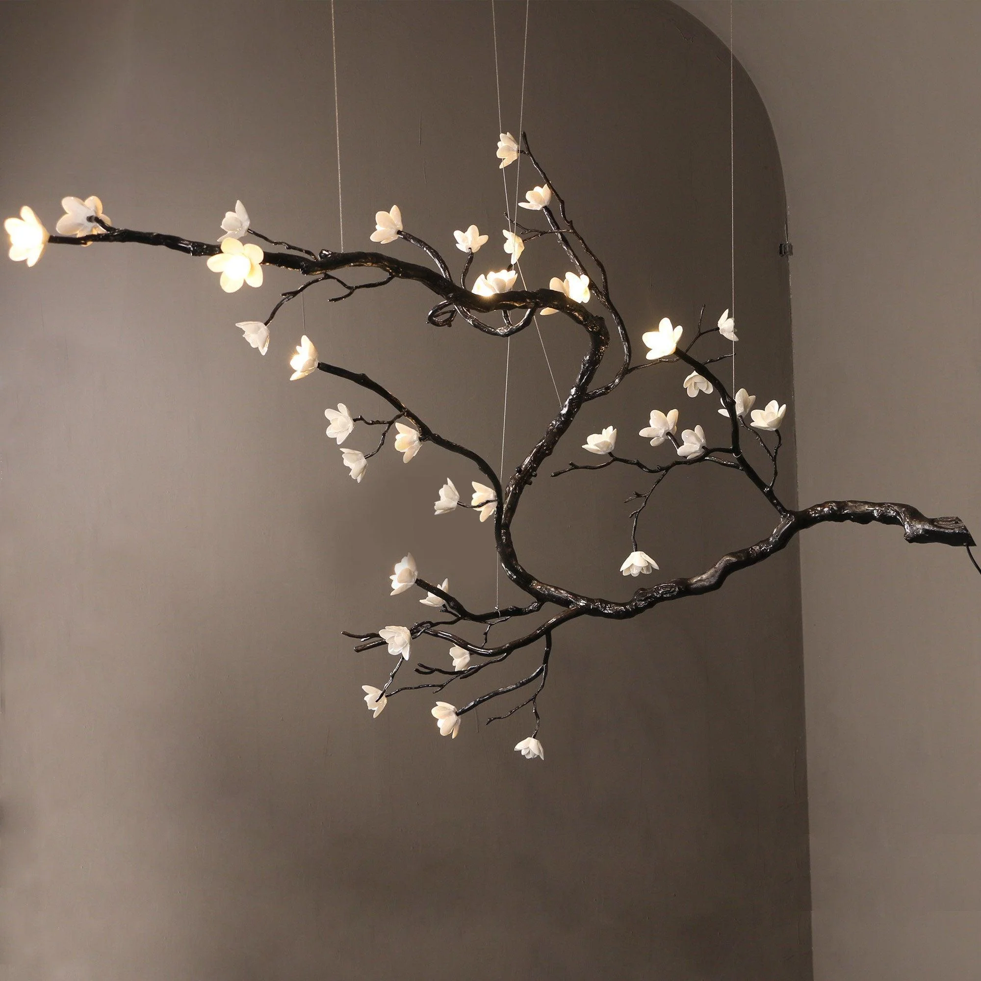 Aurora Chandelier Branch Floral Organic - Image 8