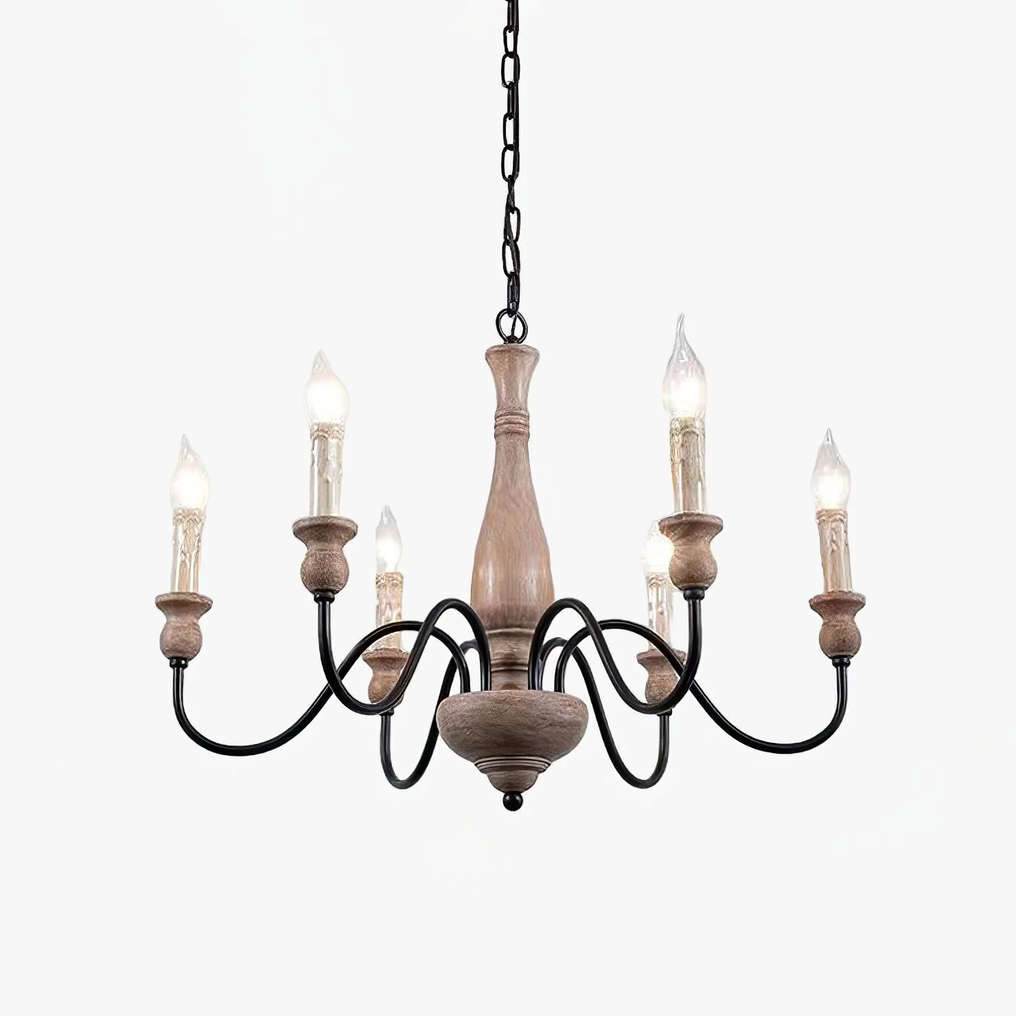 Aurora Chandelier Farmhouse Rustic