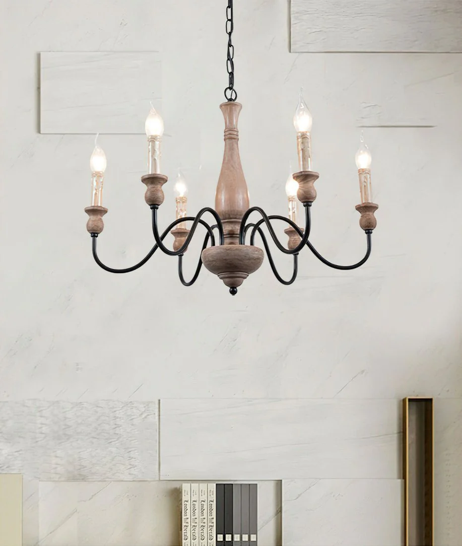 Aurora Chandelier Farmhouse Rustic - Image 4