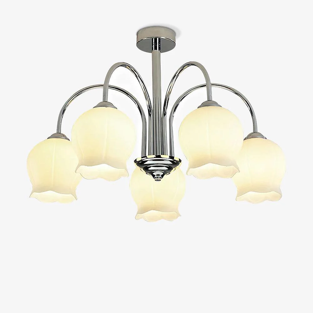 Aurora Chandelier Floral Glass - Image 12