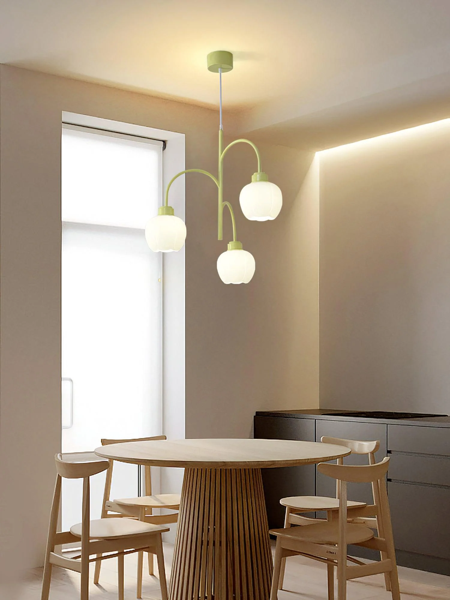 Aurora Chandelier Flower Petal Modern - Image 6