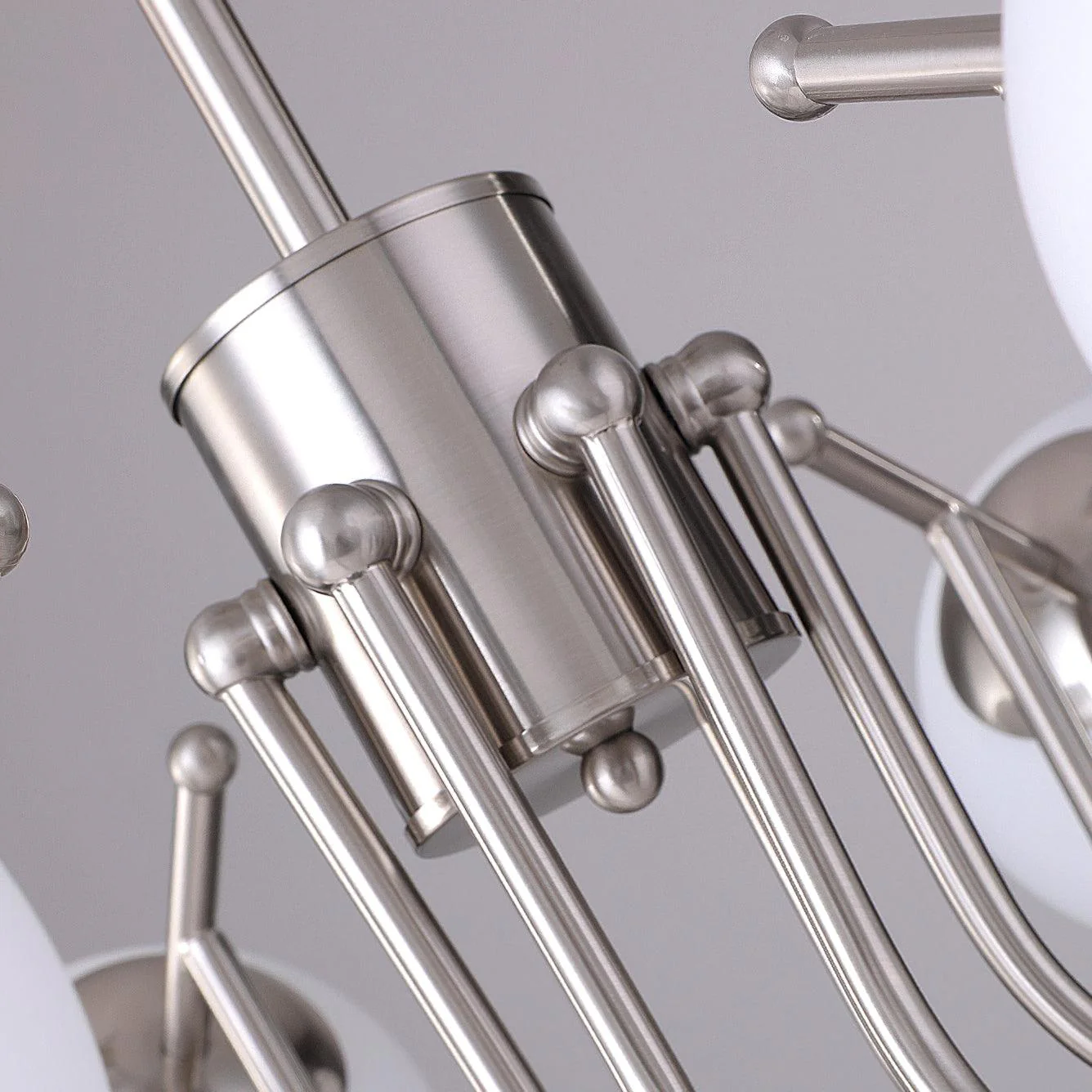Aurora Chandelier Globe Chrome Modern - Image 13