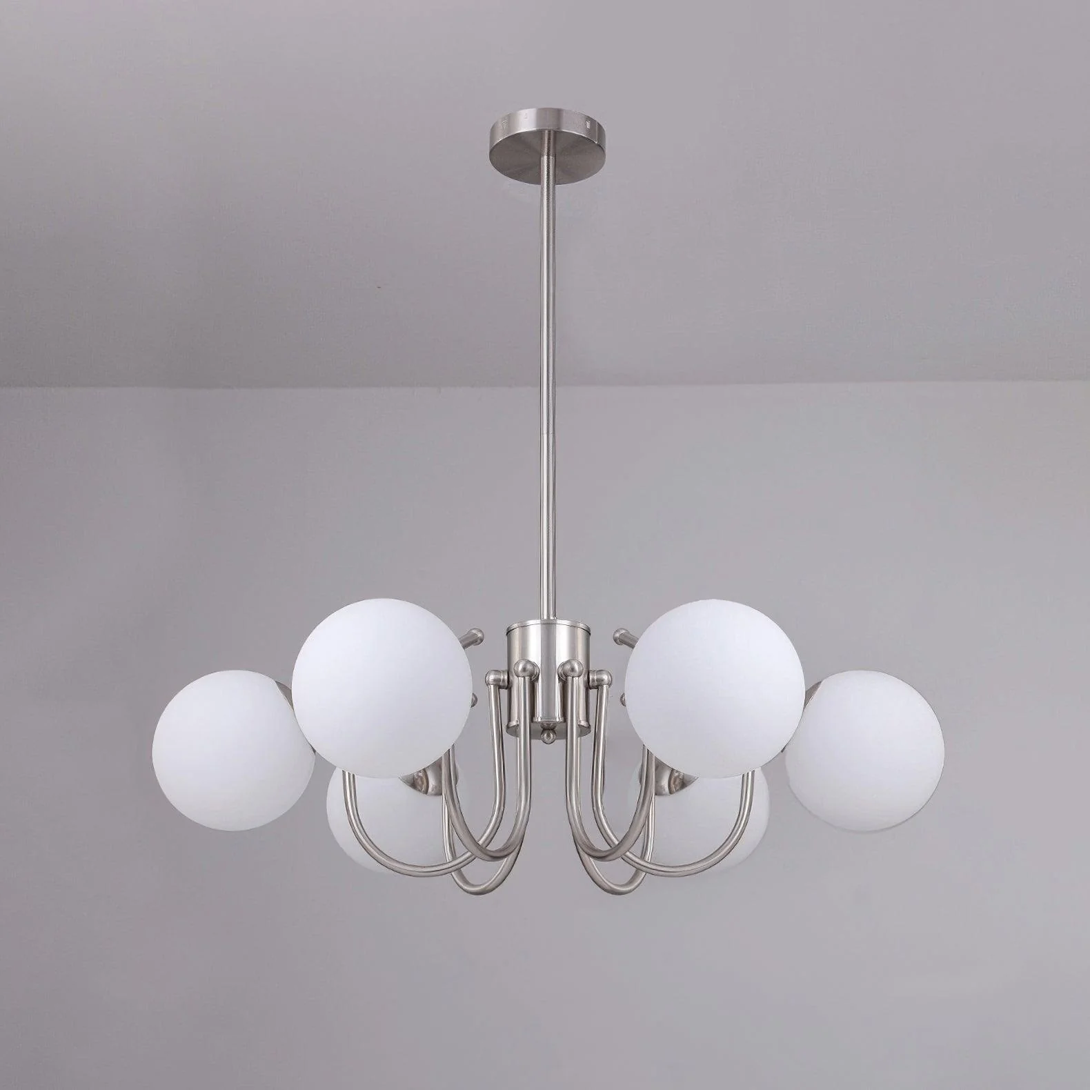 Aurora Chandelier Globe Chrome Modern - Image 26