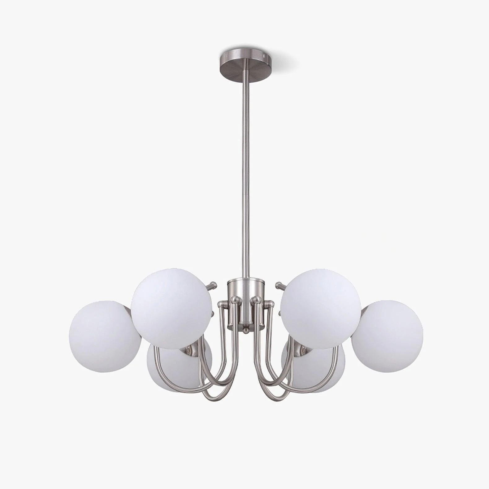 Aurora Chandelier Globe Chrome Modern - Image 6
