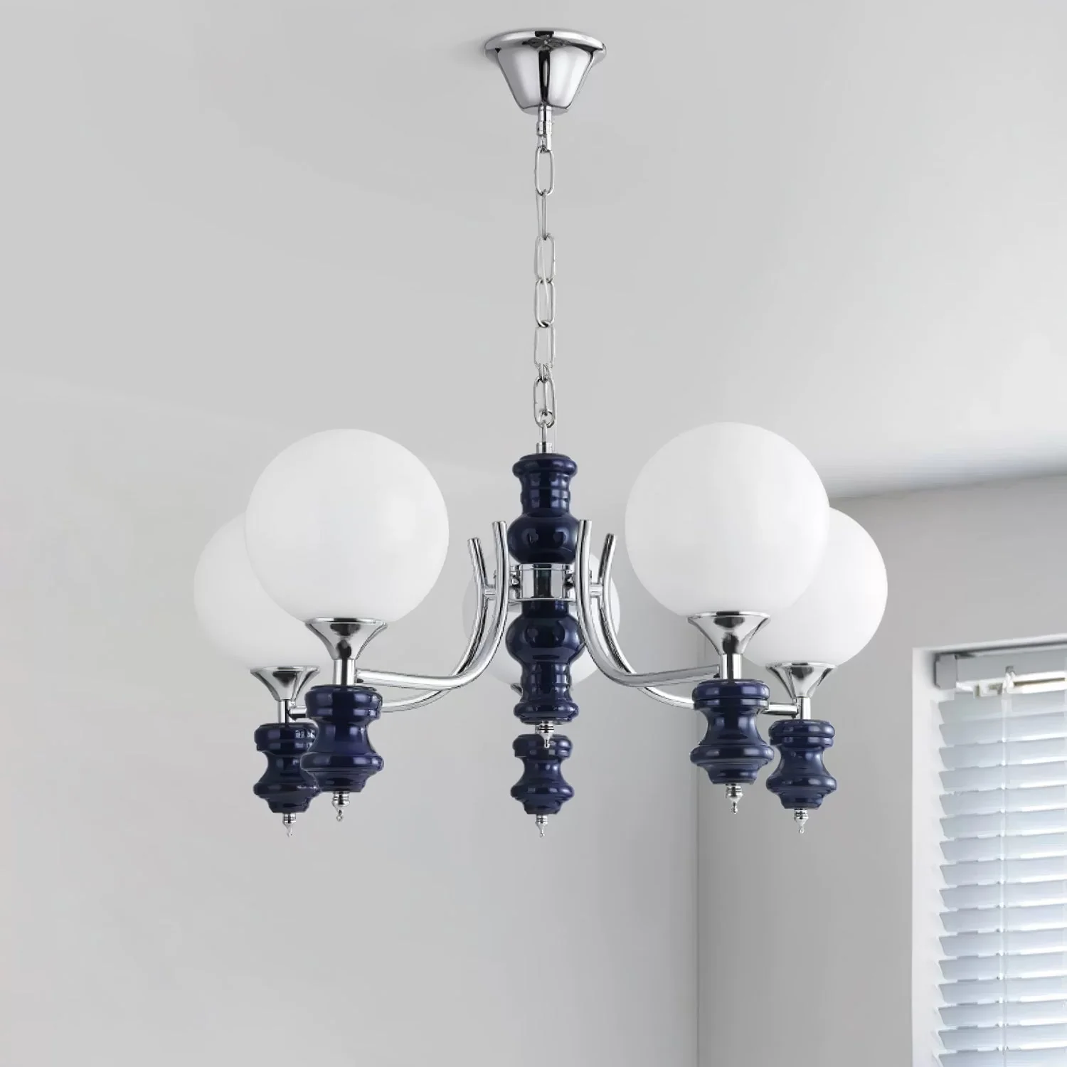 Aurora Chandelier Regal Orb Frosted - Image 6