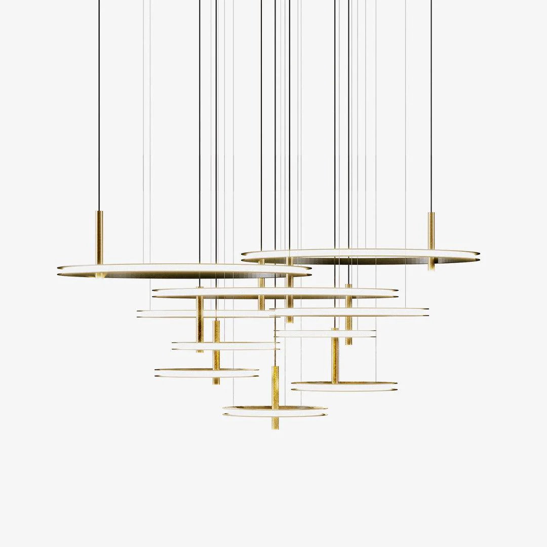 Aurora Chandelier Ring Layered Minimalist