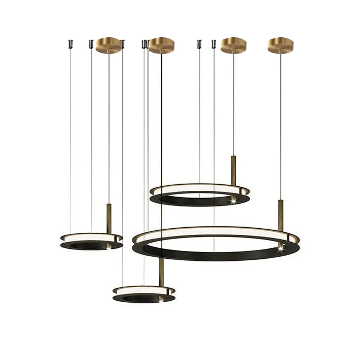 Aurora Chandelier Ring Layered Minimalist - Image 25