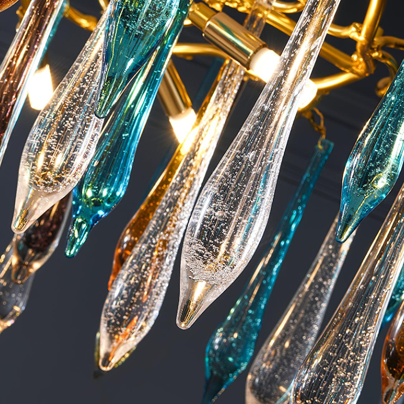 Aurora Chandelier Teardrop Glass Luxe - Image 12