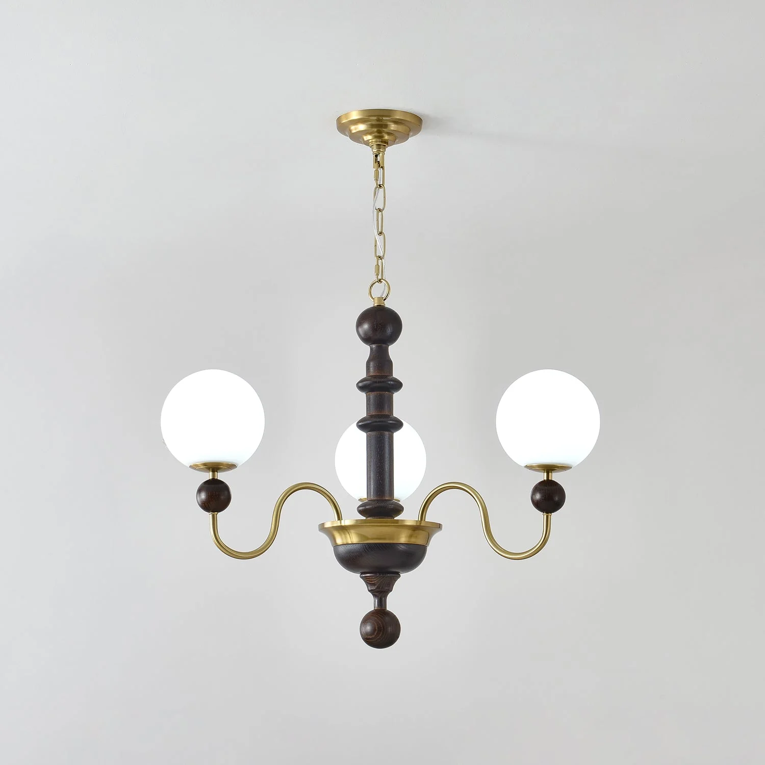 Aurora Chandelier Vintage Curved Sphere - Image 12