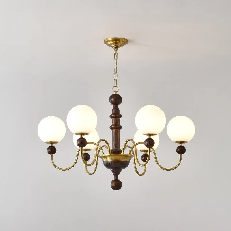 Aurora Chandelier Vintage Curved Sphere - Image 18