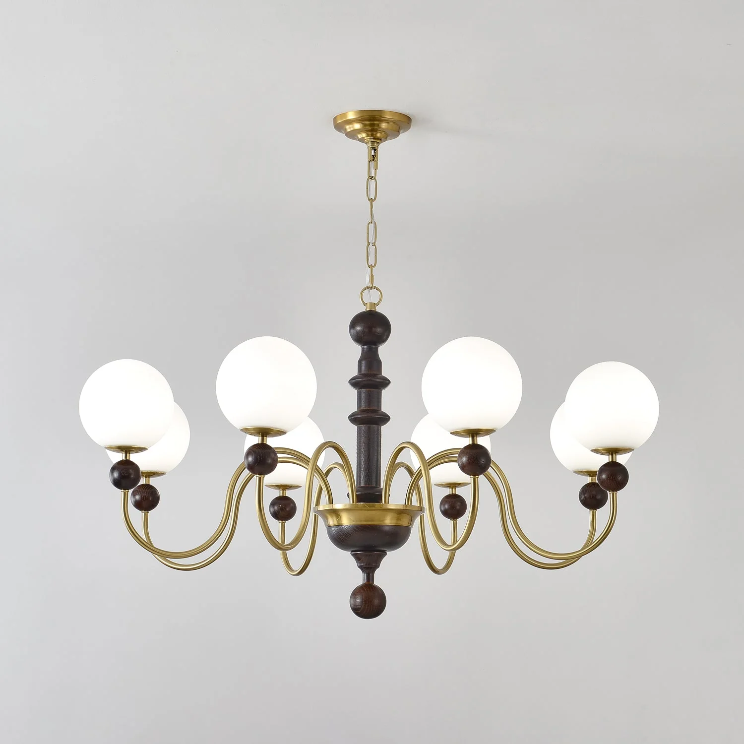 Aurora Chandelier Vintage Curved Sphere - Image 20