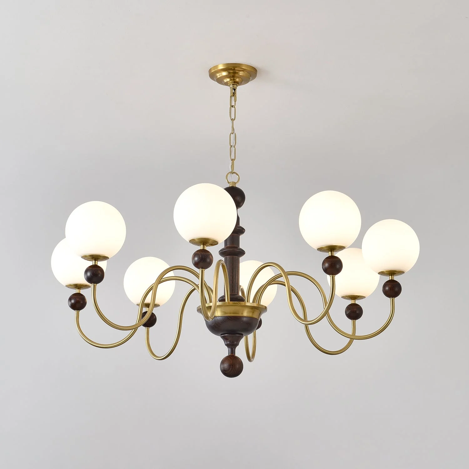 Aurora Chandelier Vintage Curved Sphere - Image 22